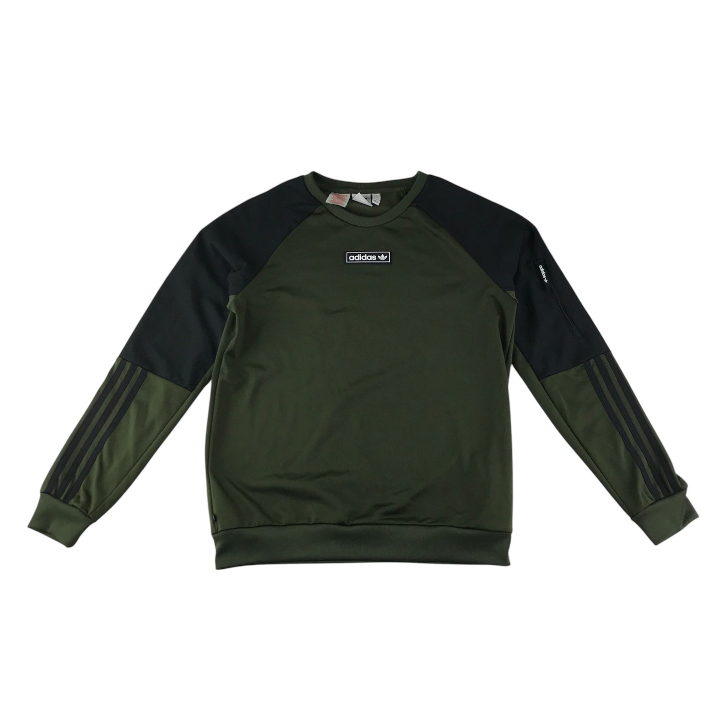 Adidas sweater 15-16 years khaki green pullover