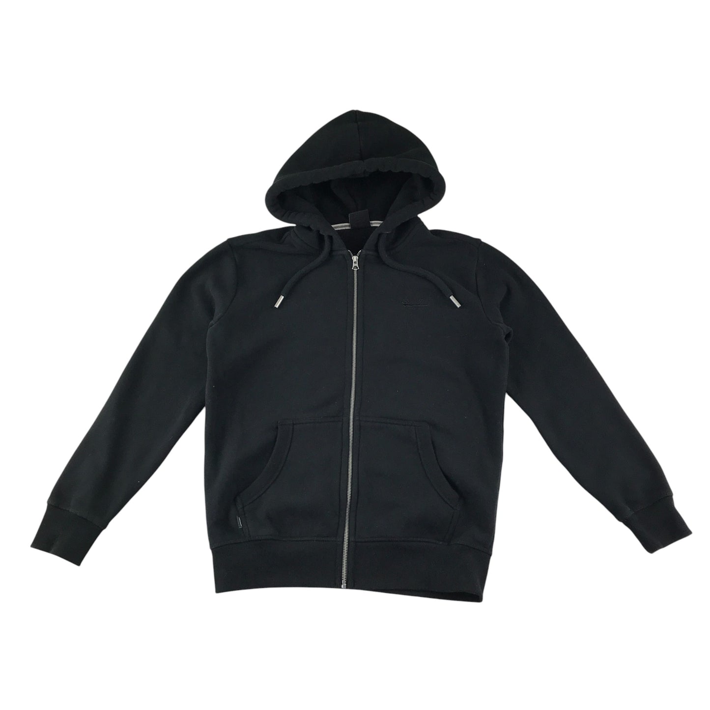 Superdry hoodie men's size M black full zipper