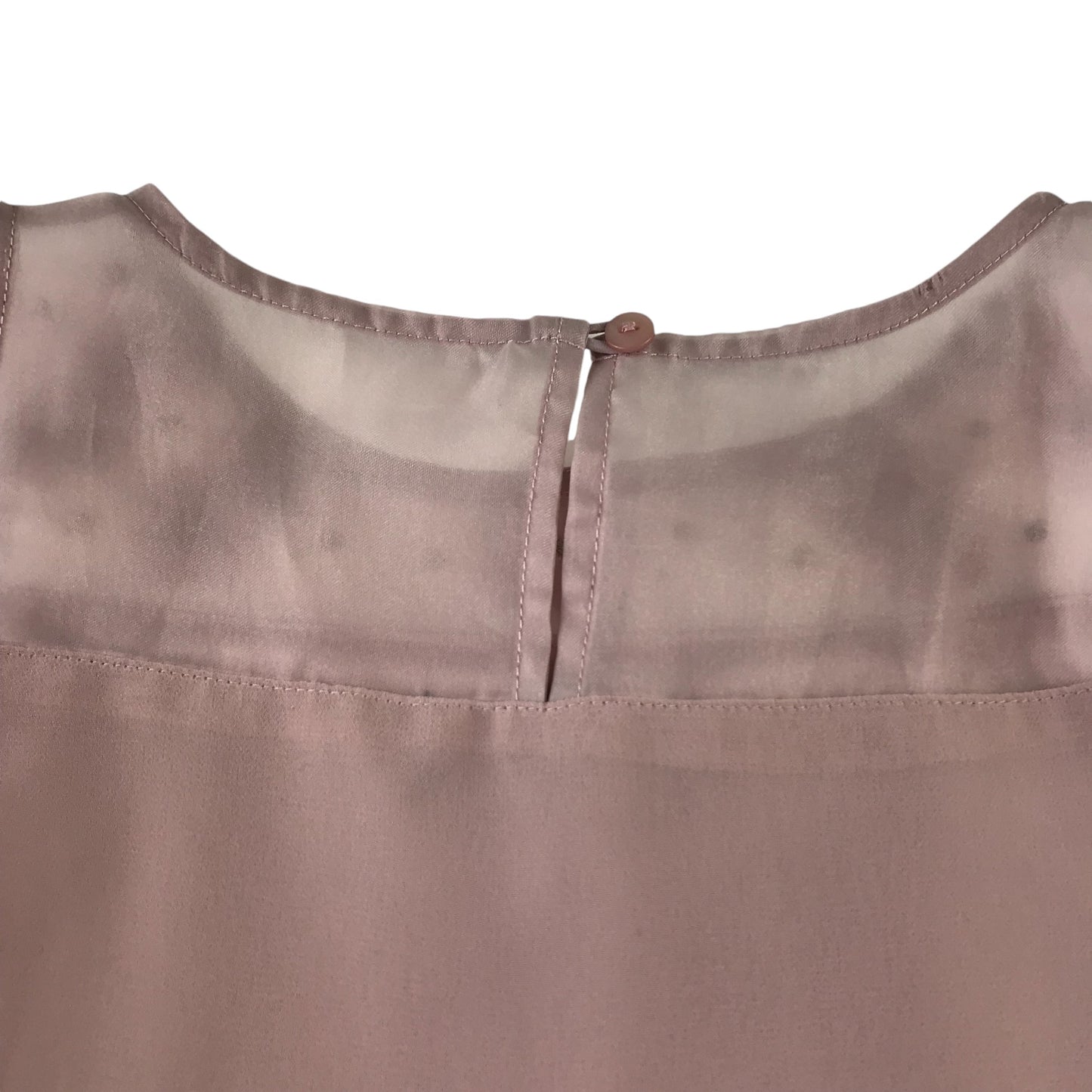 M&S dress 6-7 years dusty pink with floral detailing on the top