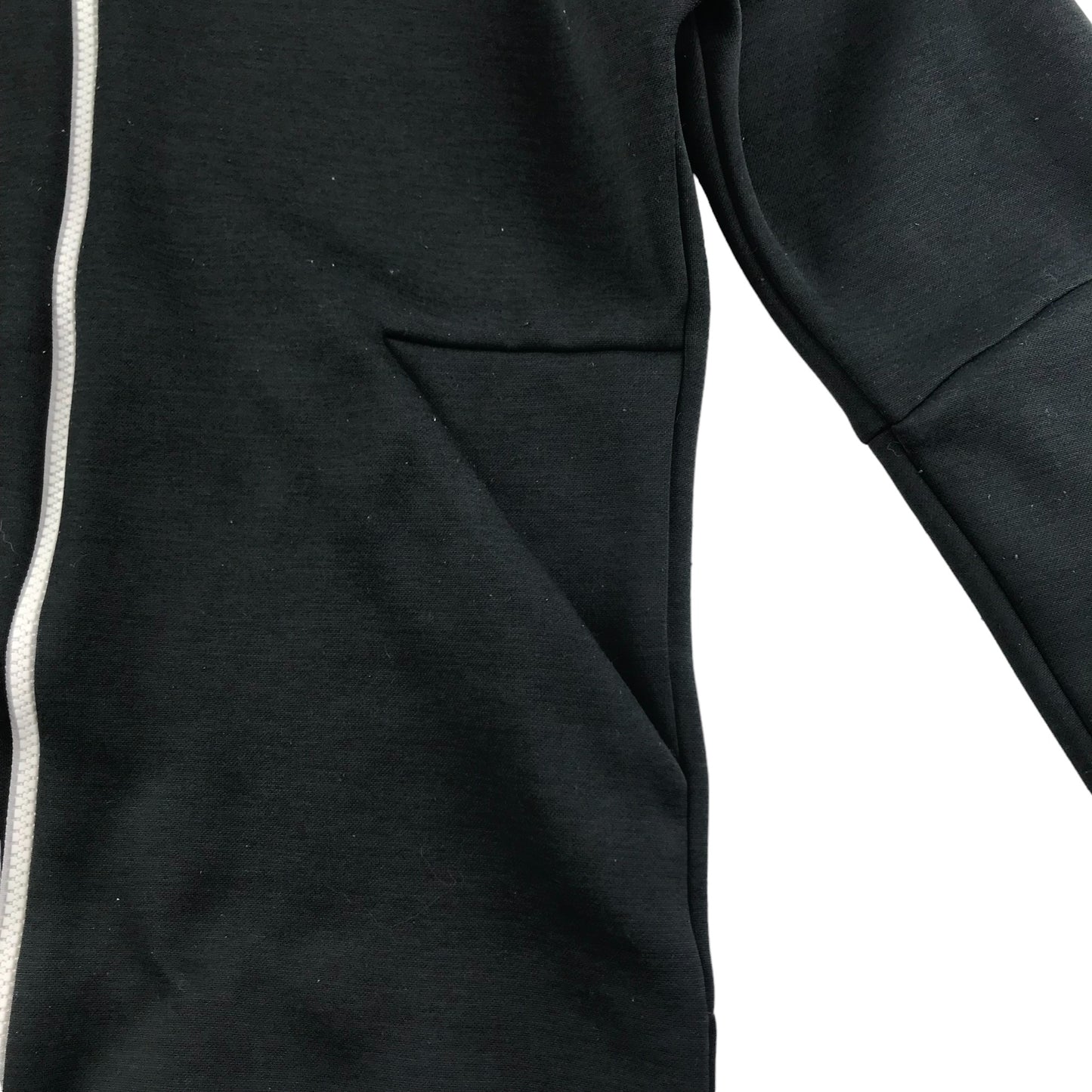 Adidas Hoodie Age 11 Black Full Zipper