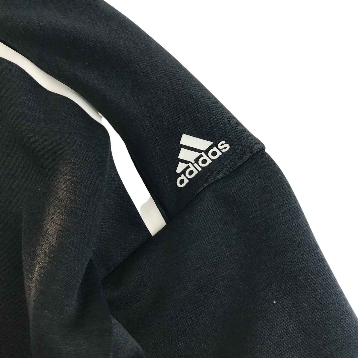 Adidas Hoodie Age 11 Black Full Zipper