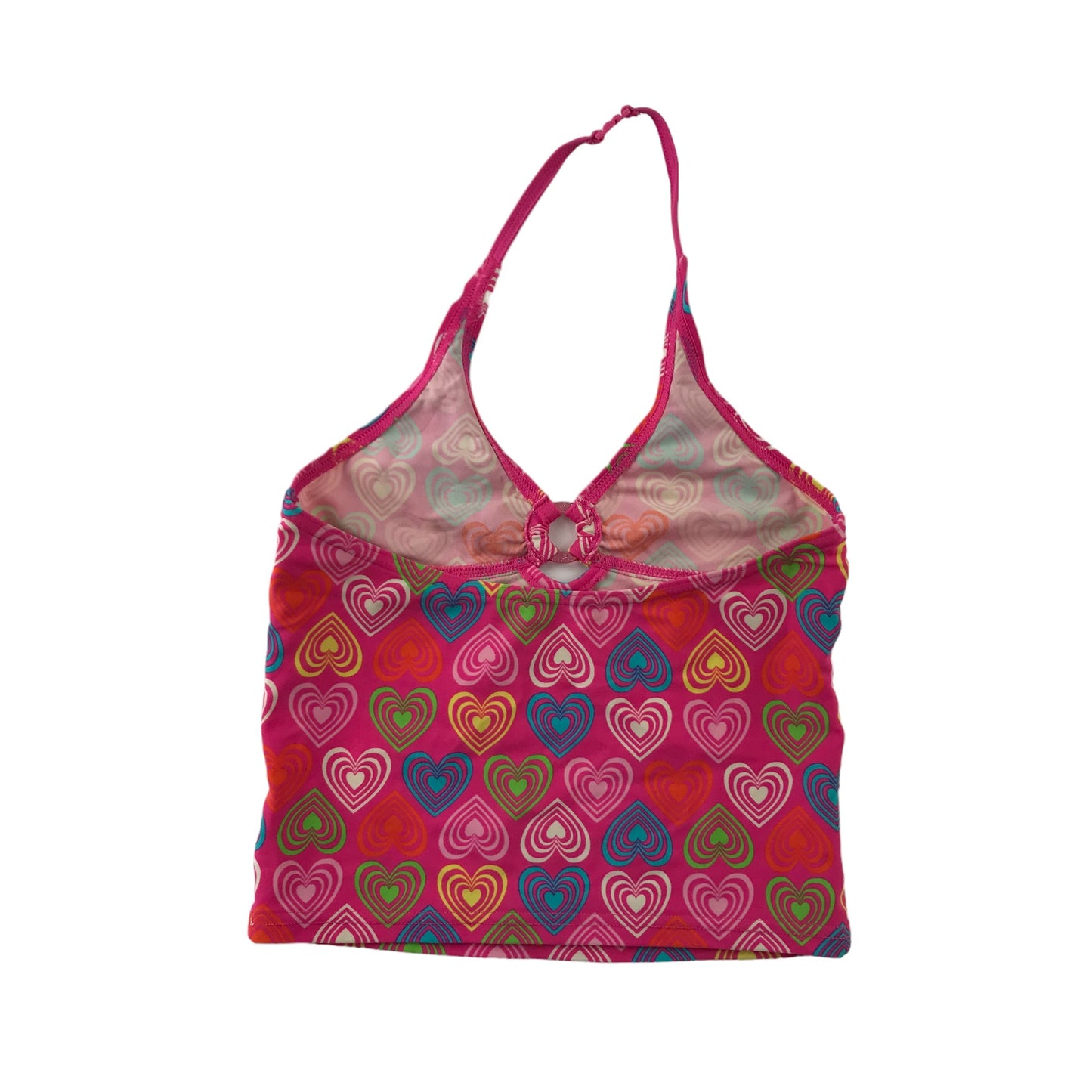 Swim Tops Age 9 Pink and Blue Love Heart 2-Piece set