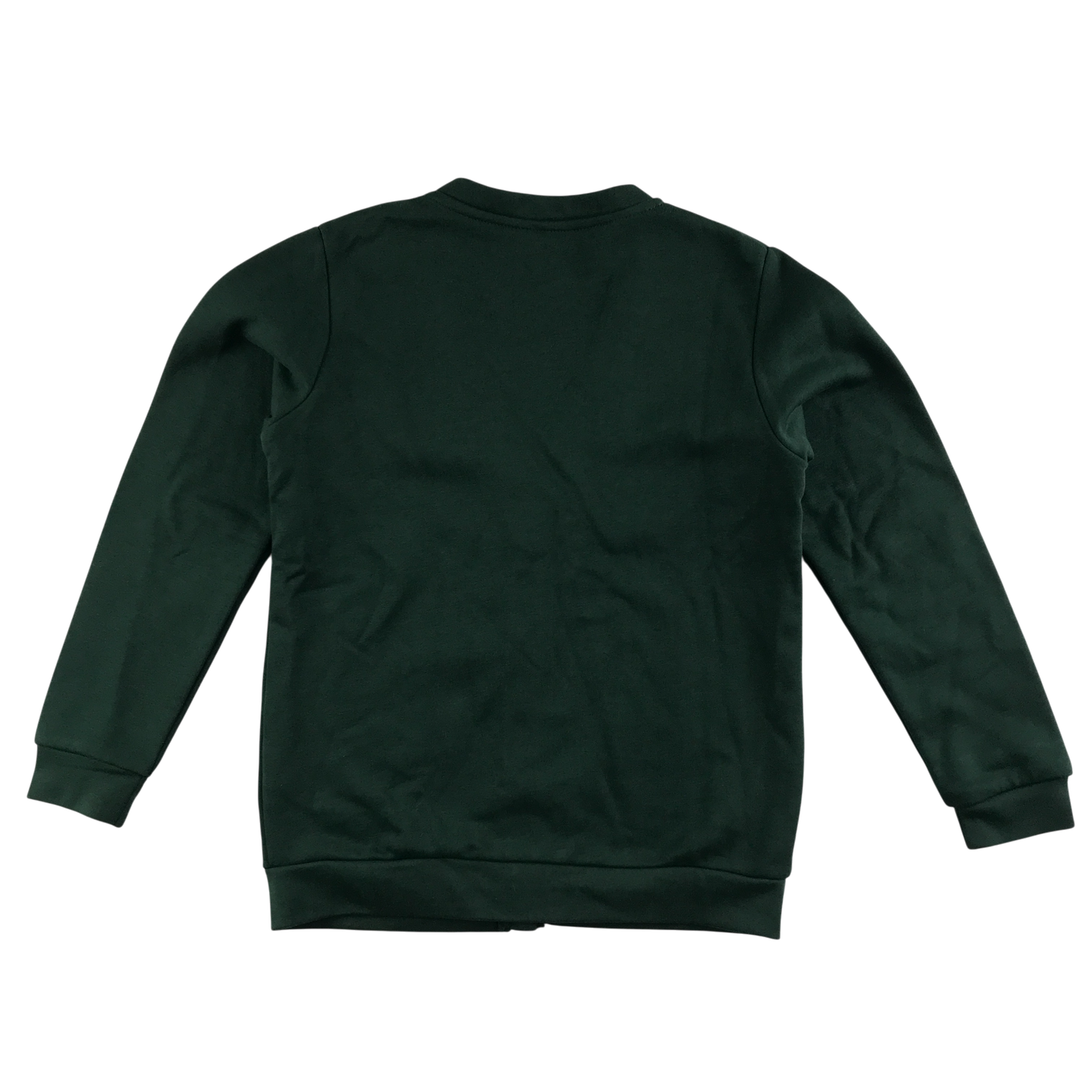 Green girls jersey school cardigan