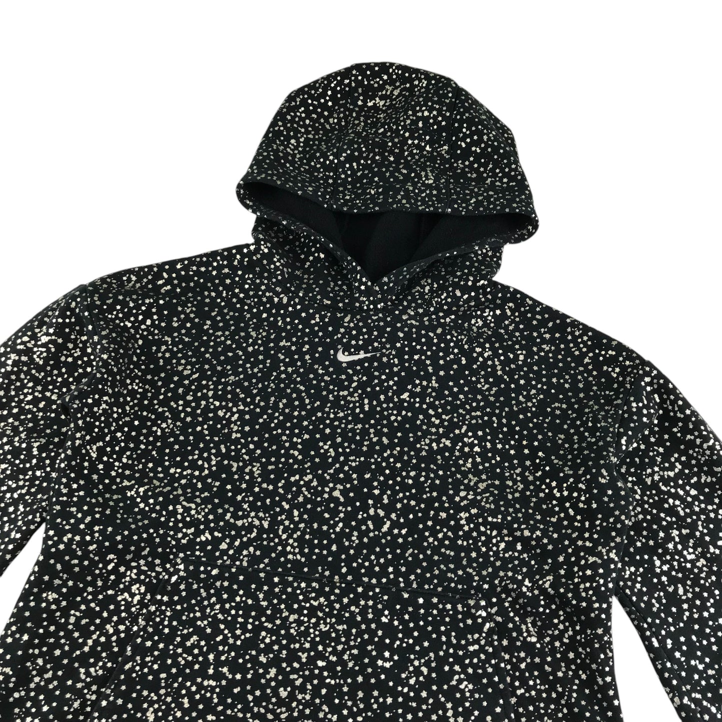 Nike hoodie 11-12 years black sparkly star pattern pullover