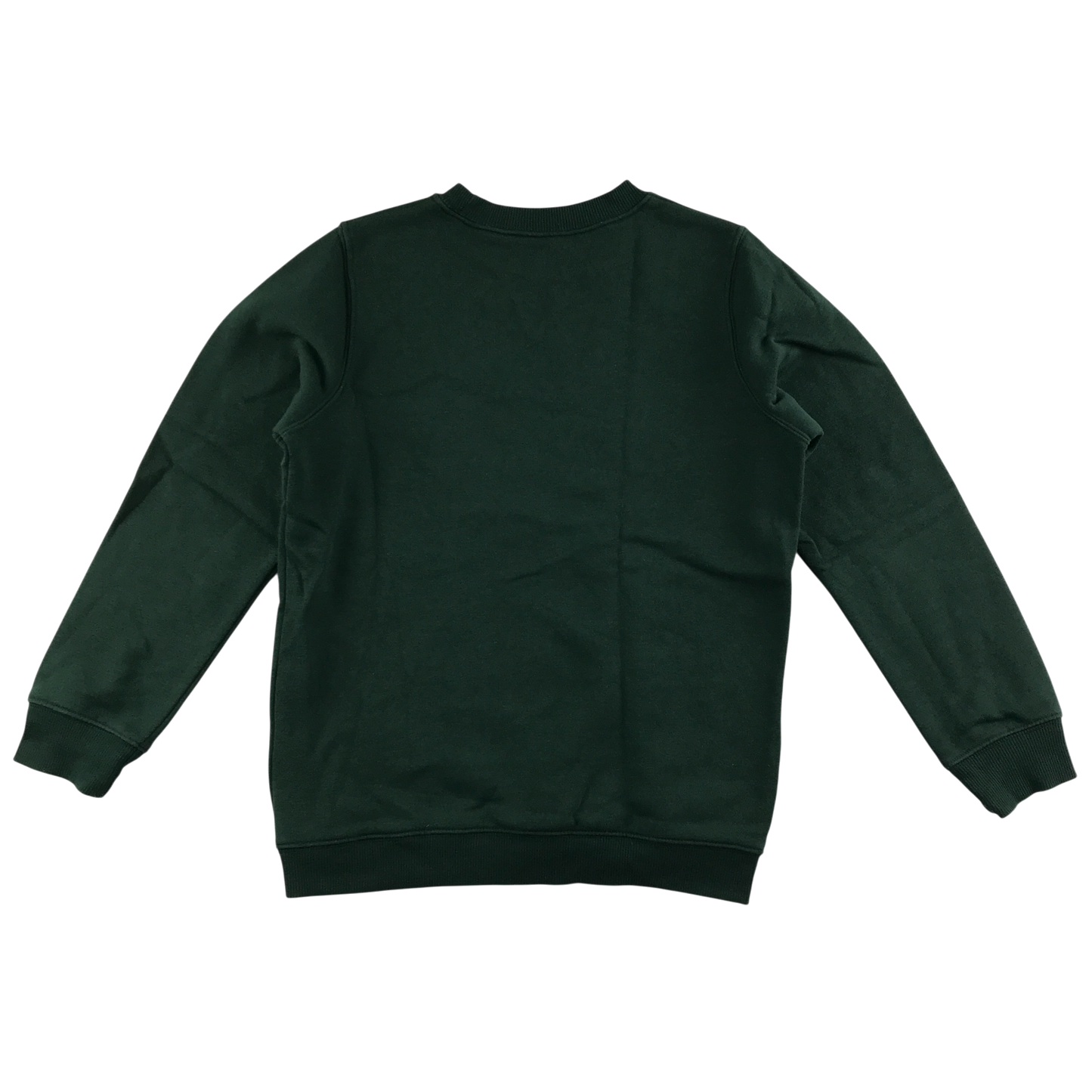 Green unisex crew neck sweatshirt school jumper