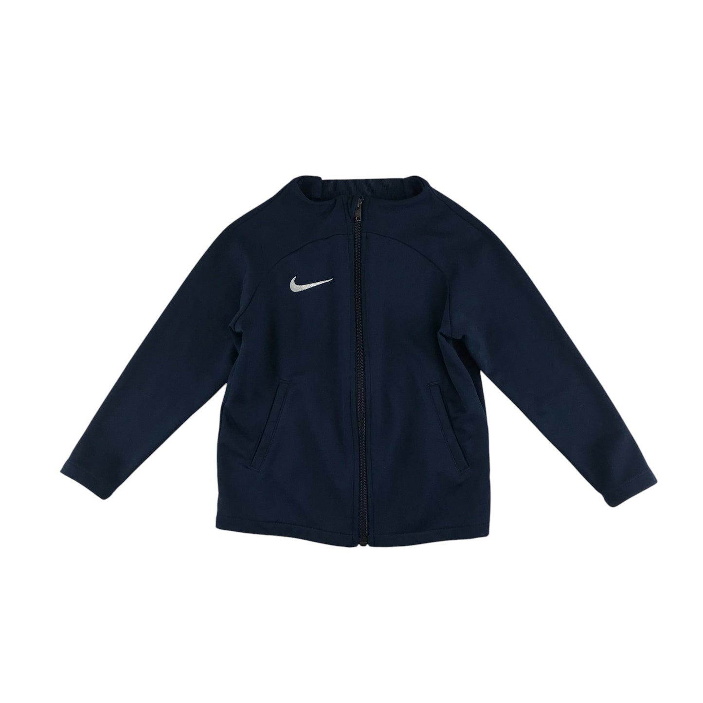 Nike sweatshirt 4-5 years navy blue full zipper tracksuit top