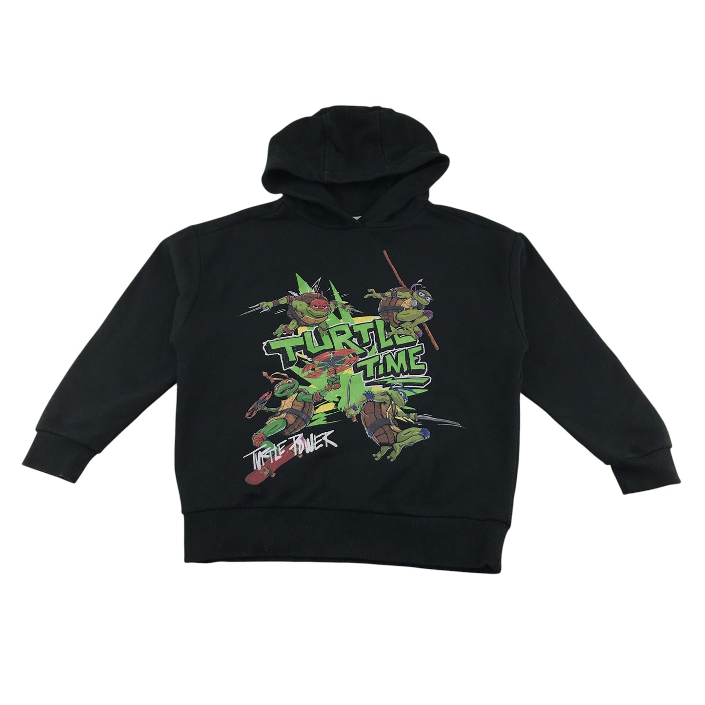 F&F hoodie 7-8 years black Teenage mutant Ninja Turtles