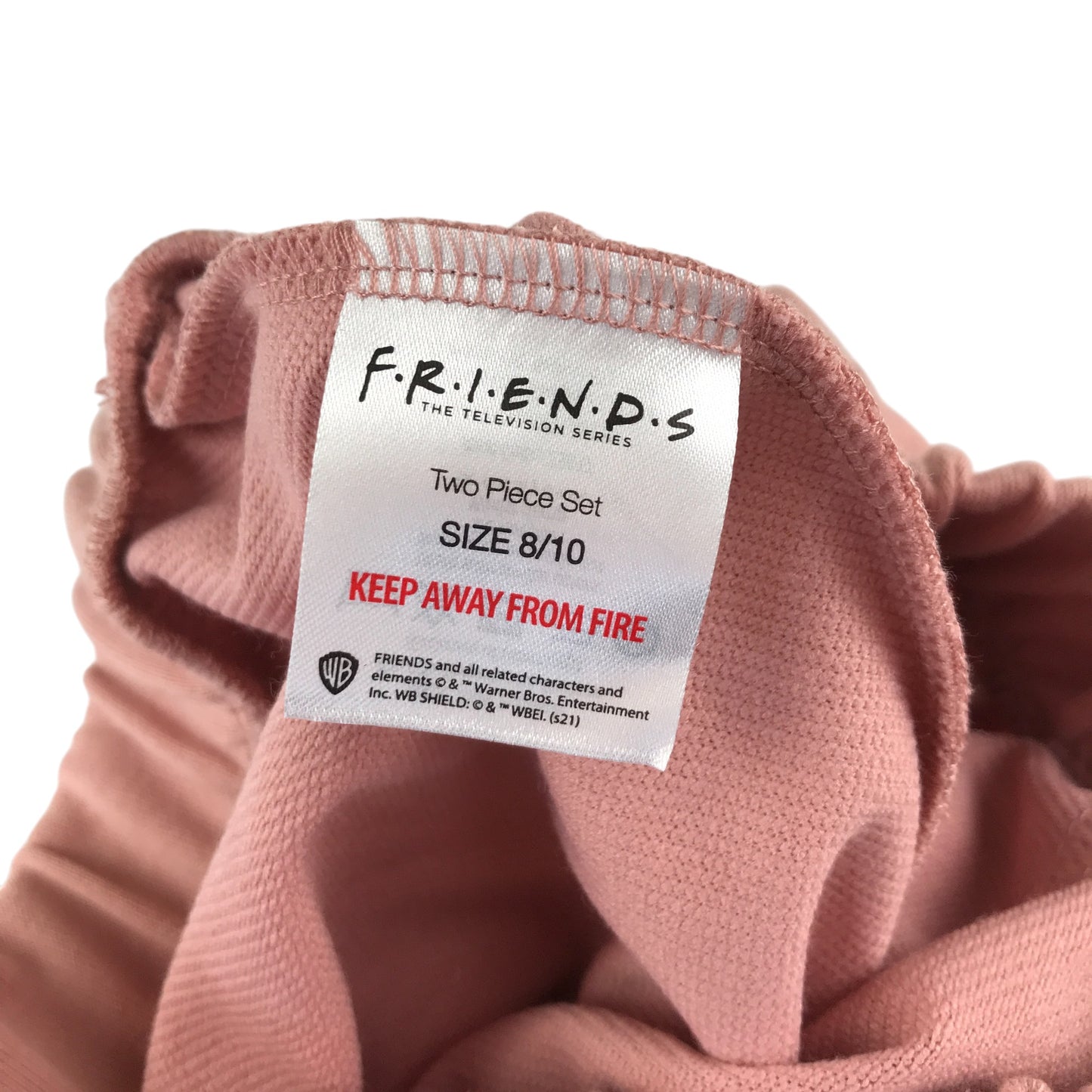 Friends set 8-10 years light pink sweater and joggers