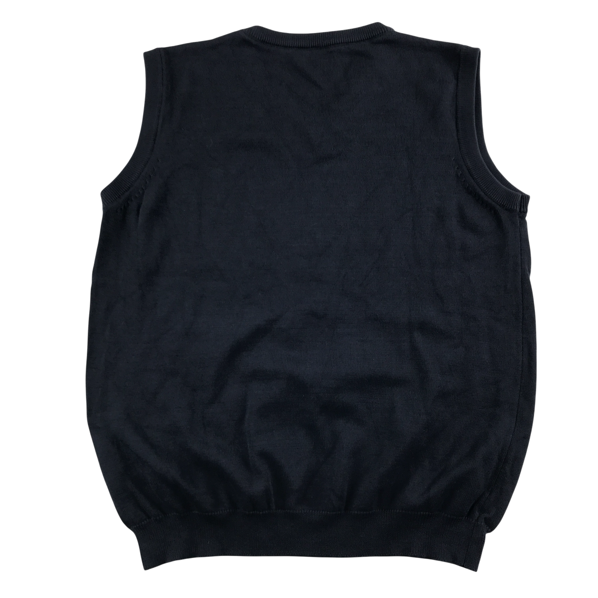 Navy unisex v-neck school tank top