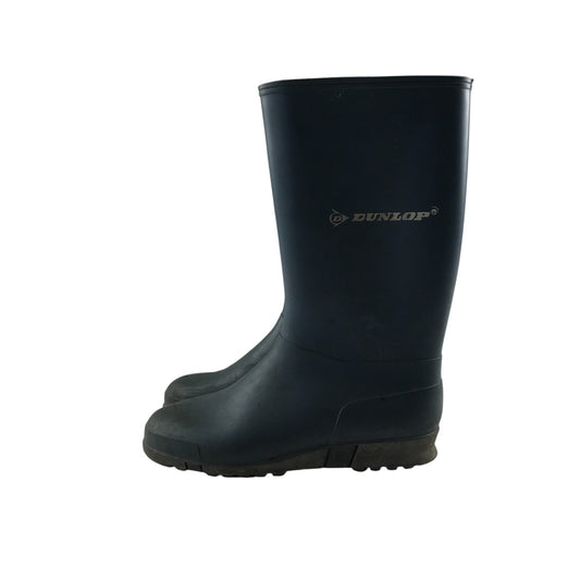 Dunlop Wellie boots shoe size 2 plain navy calf height