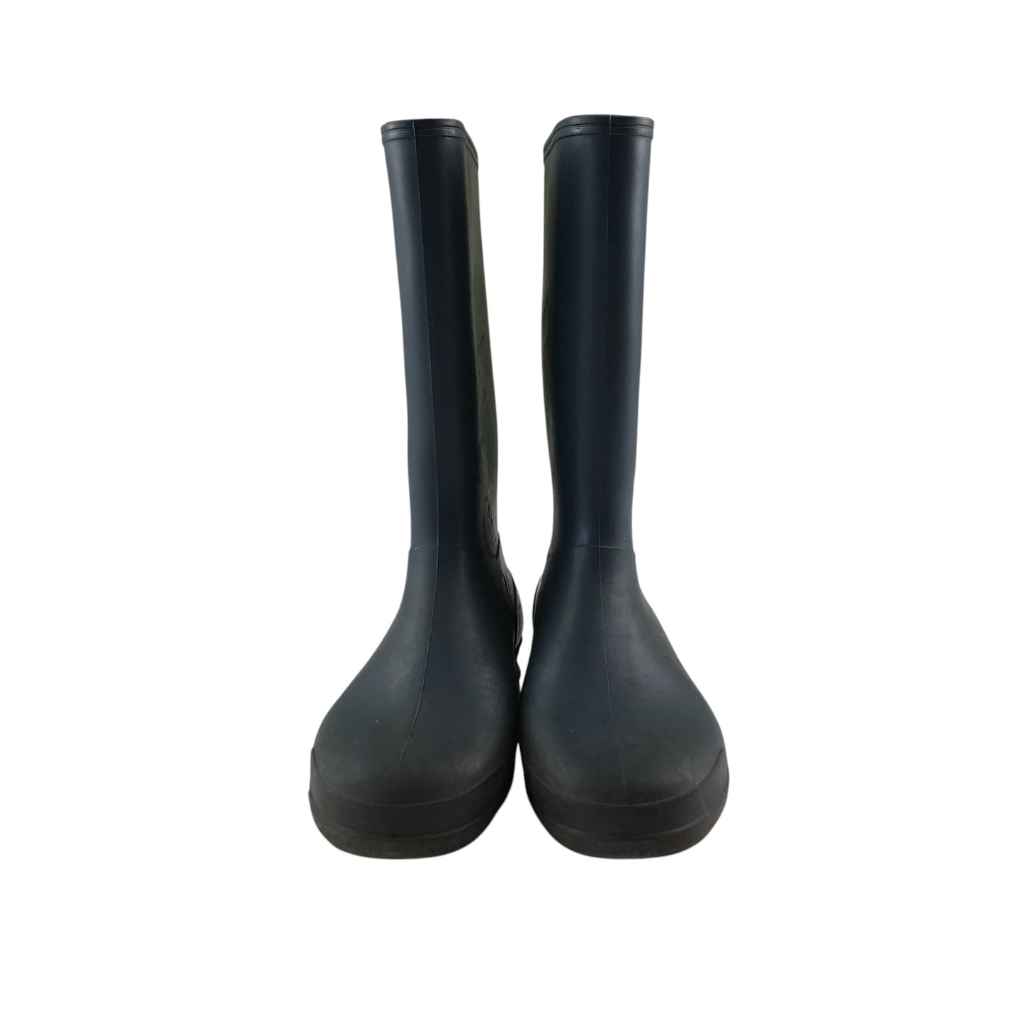 Dunlop Wellie boots shoe size 2 plain navy calf height