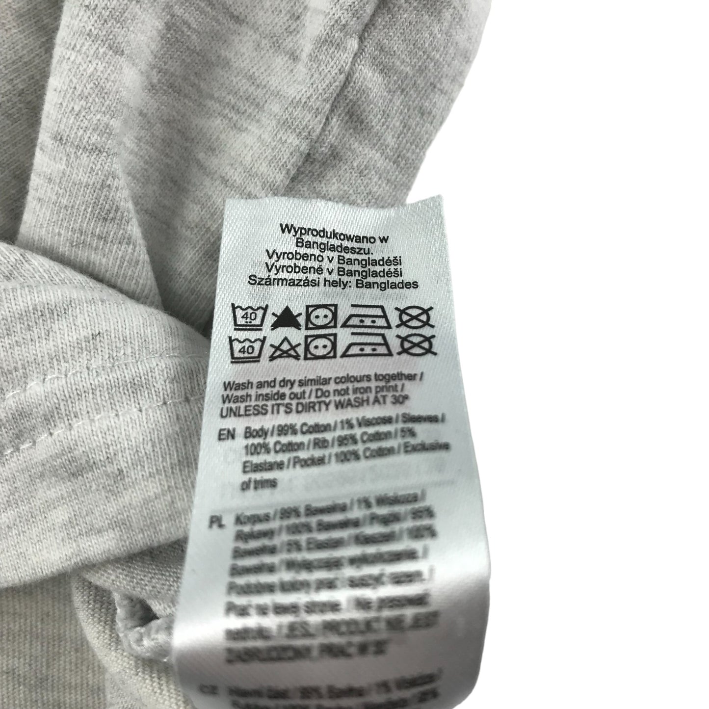 F&F T-Shirt Age 4 Grey Long Sleeve Paw Patrol Graphic