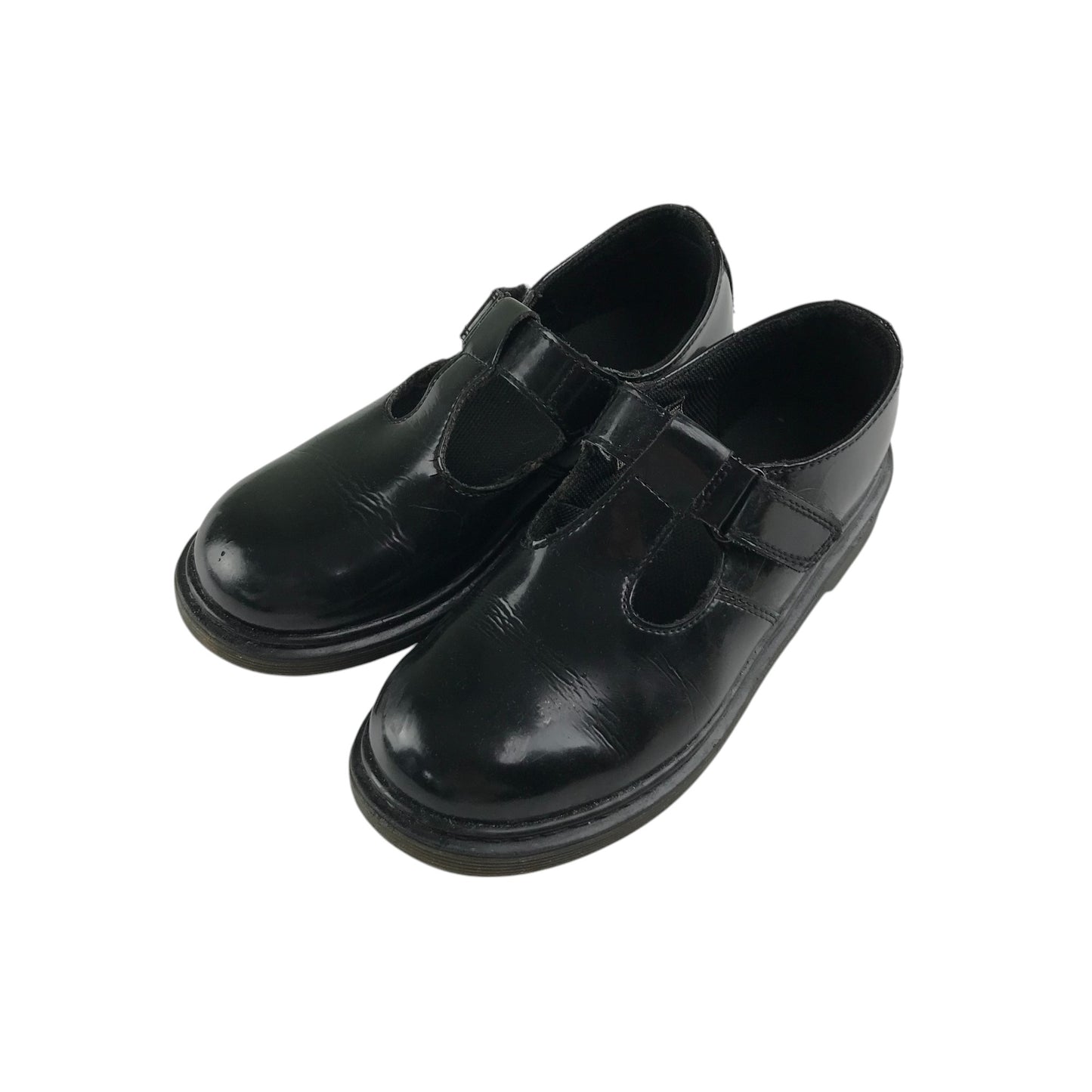 Dr. Martens pumps shoe size 4 black glossy leather coated