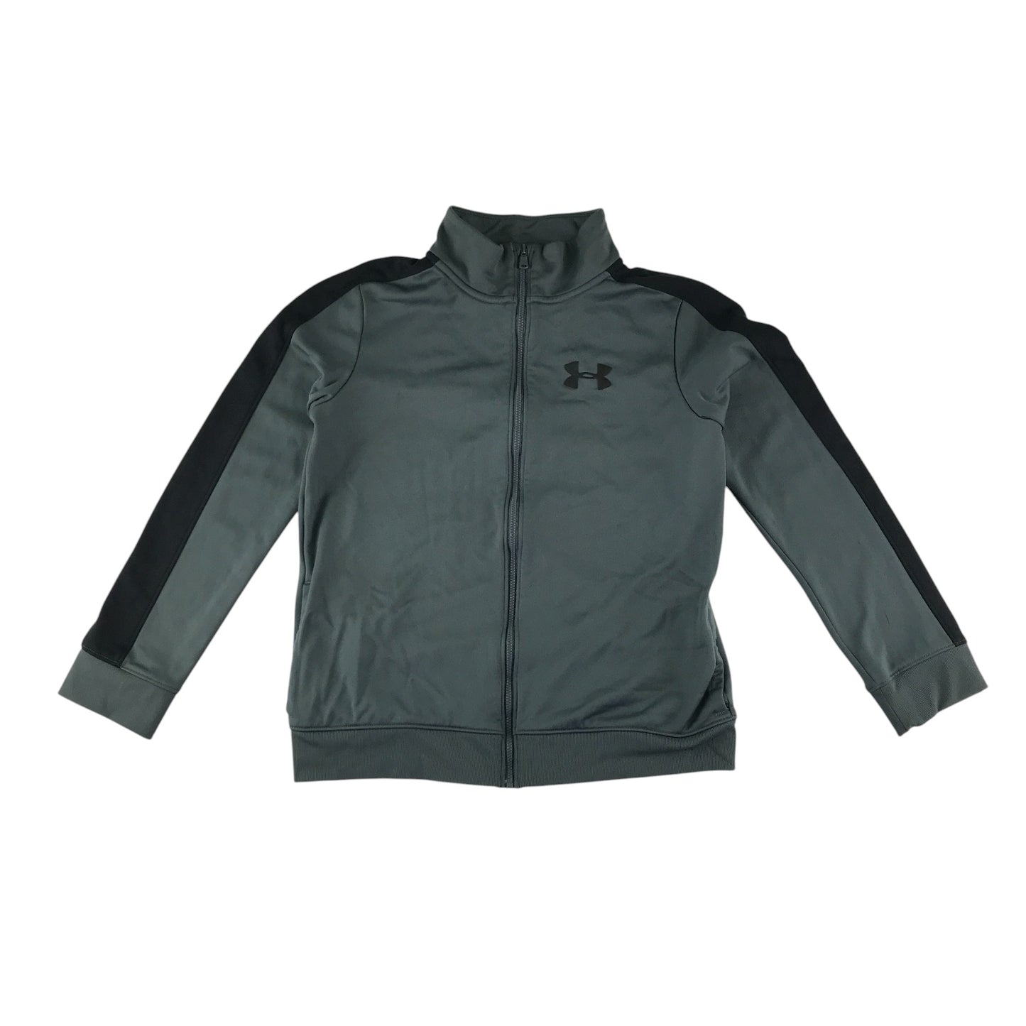 Under Armour sweatshirt 11-13 years grey with black arm strip detail