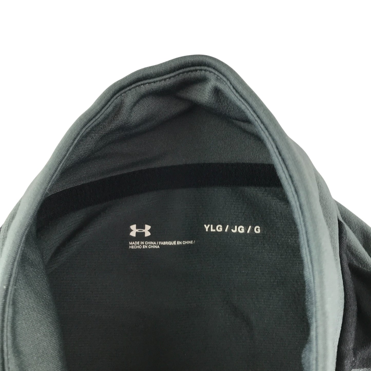 Under Armour sweatshirt 11-13 years grey with black arm strip detail
