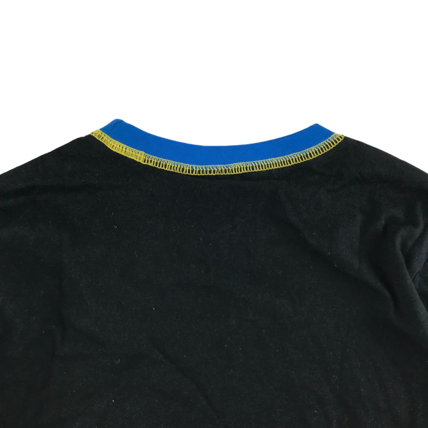 Batman T-Shirt Age 5 Blue Long Sleeve DC Gotham City Graphic
