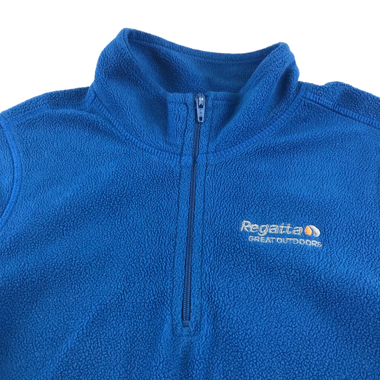 Regatta Fleece 5-6 years blue quarter zip long sleeve