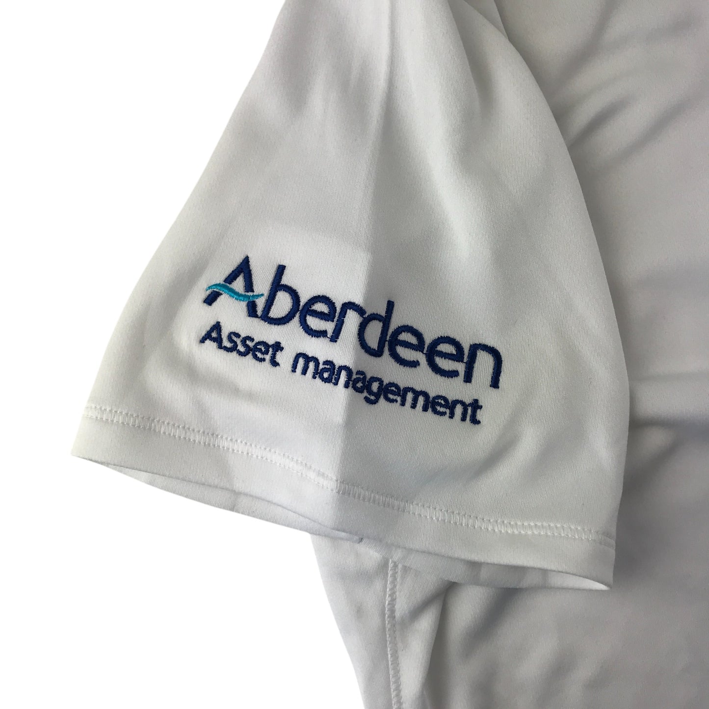Adidas sport top Large white Scottish golf polo