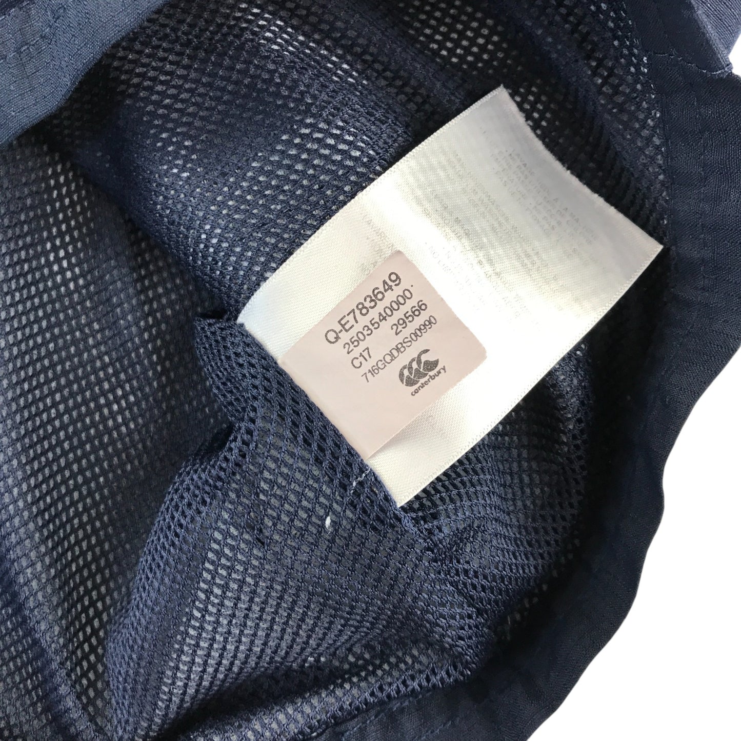Canterbury light jacket 7-8 years navy Scotland windbreaker pullover mesh lining