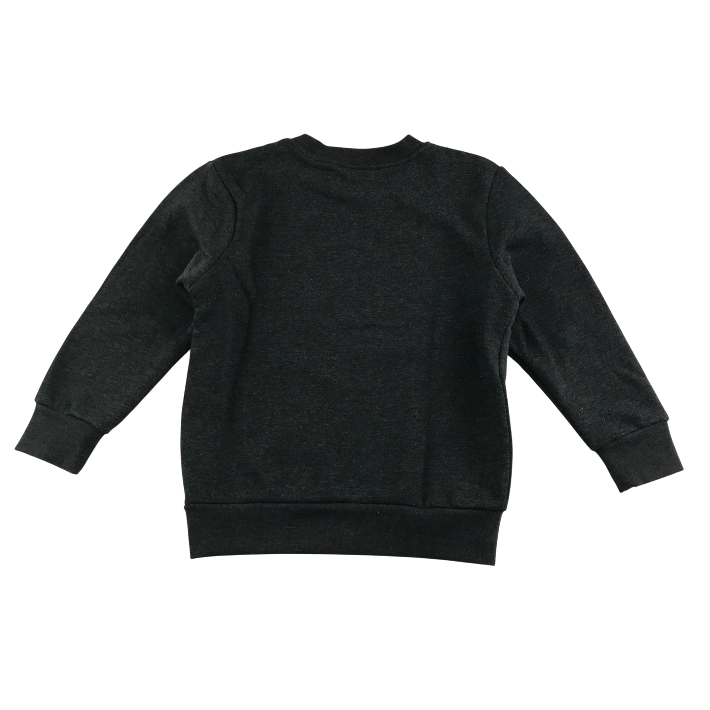 Dark grey unisex crew neck sweatshirt school jumper