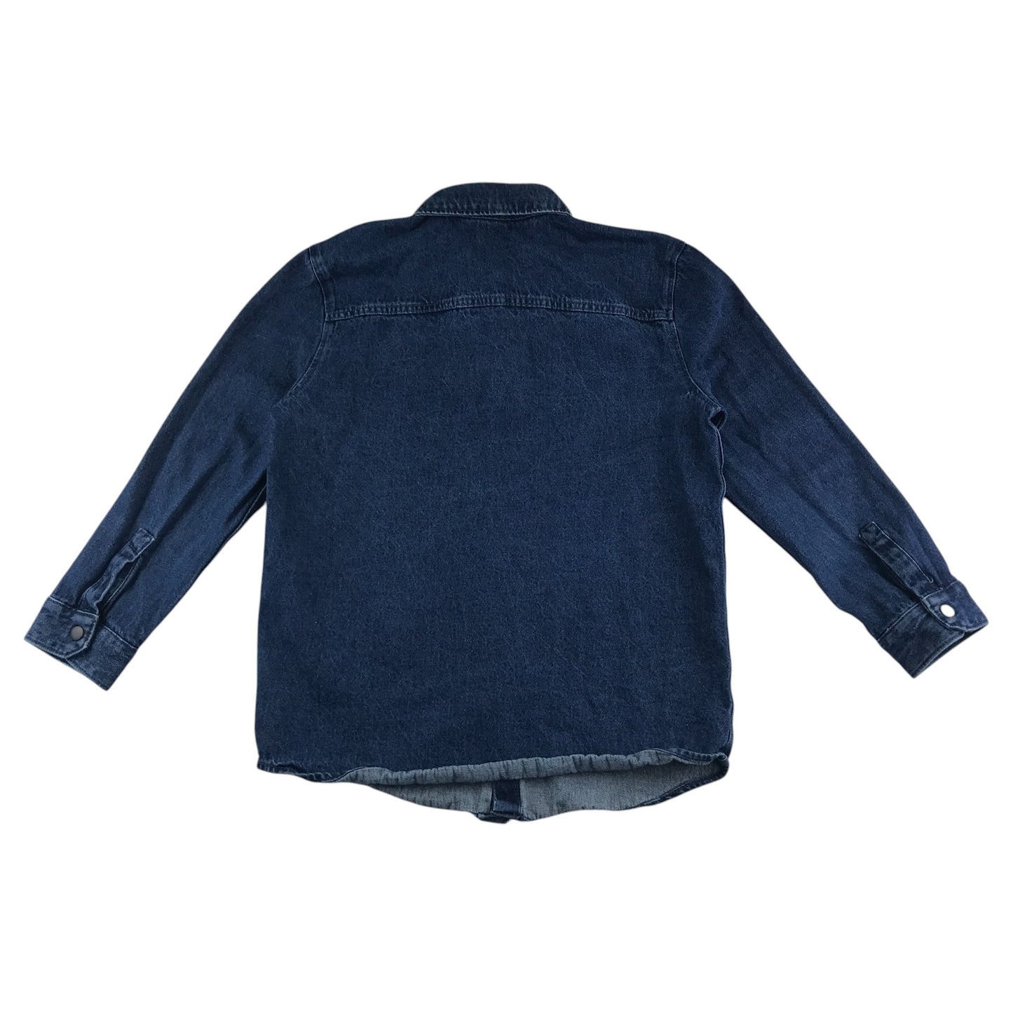 M&S denim shirt 13-14 years navy long sleeve