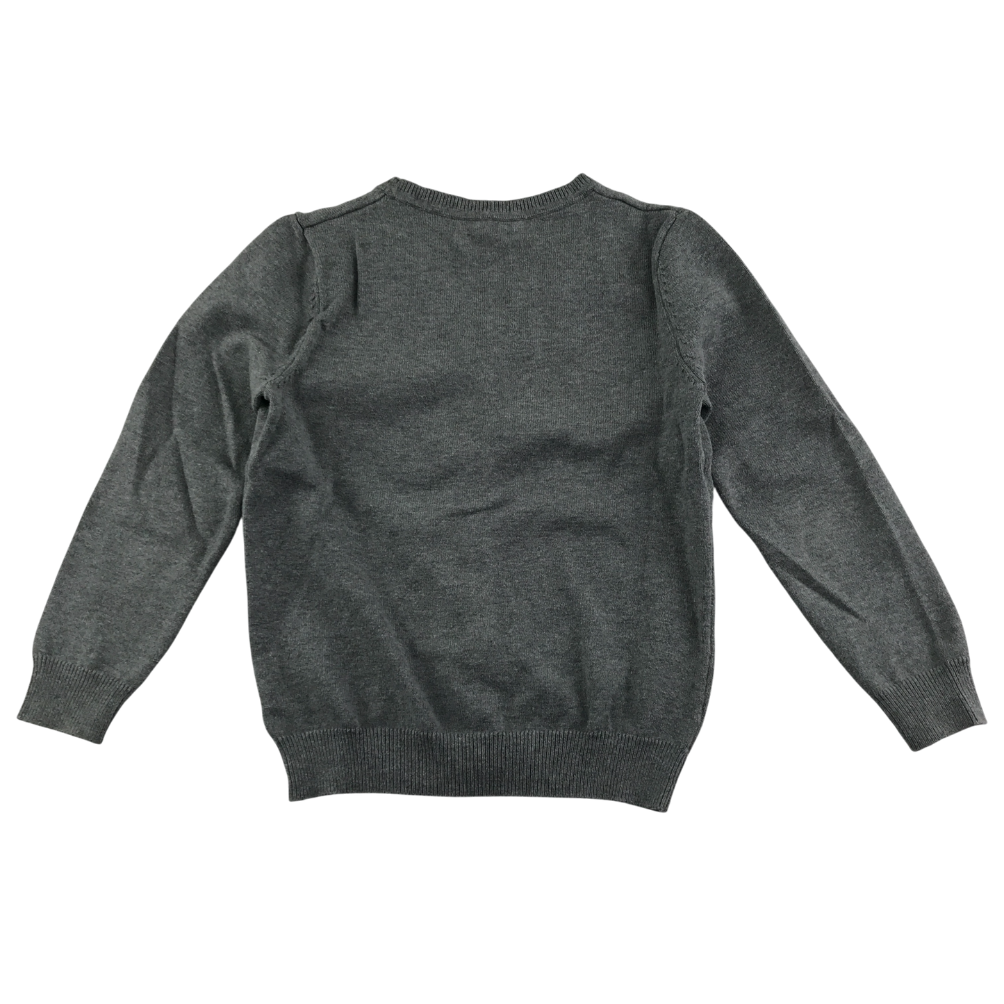 Light grey girls plain school cardigan