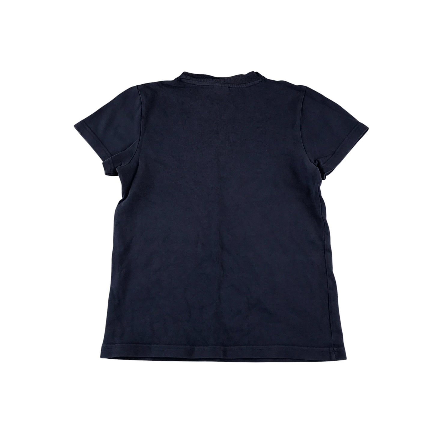 Mini Boden t-shirt 7-8 years navy plain crew neck cotton