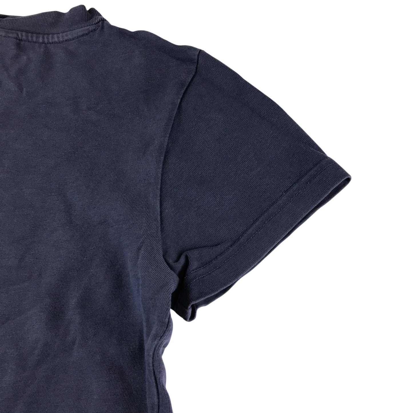 Mini Boden t-shirt 7-8 years navy plain crew neck cotton