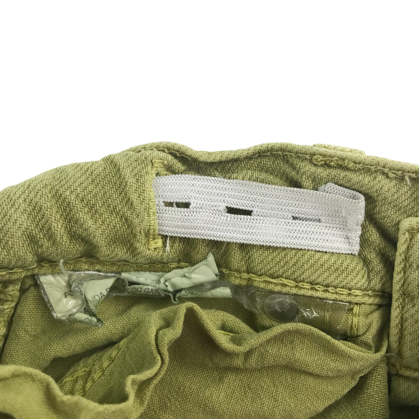 Zara jeans 10-11 years olive green wide leg baggy