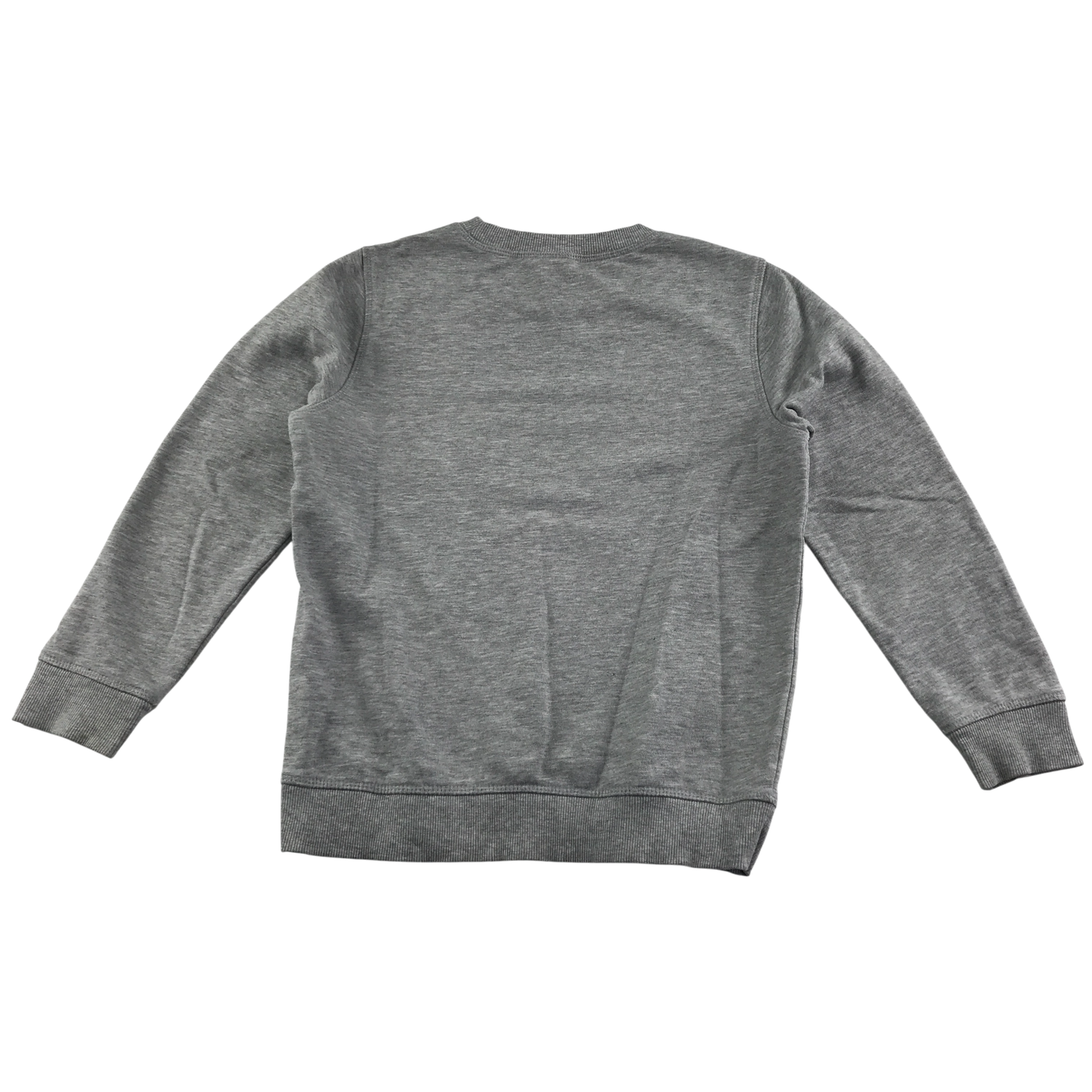 Light grey unisex crew neck sweatshirt school jumper