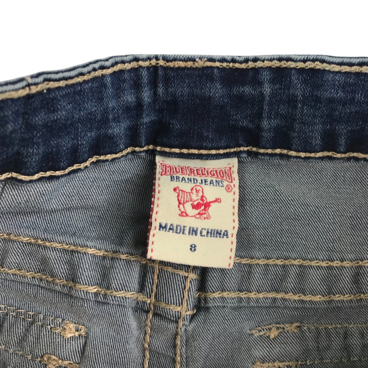 True Religion jeans 7-8 years blue denim skinny