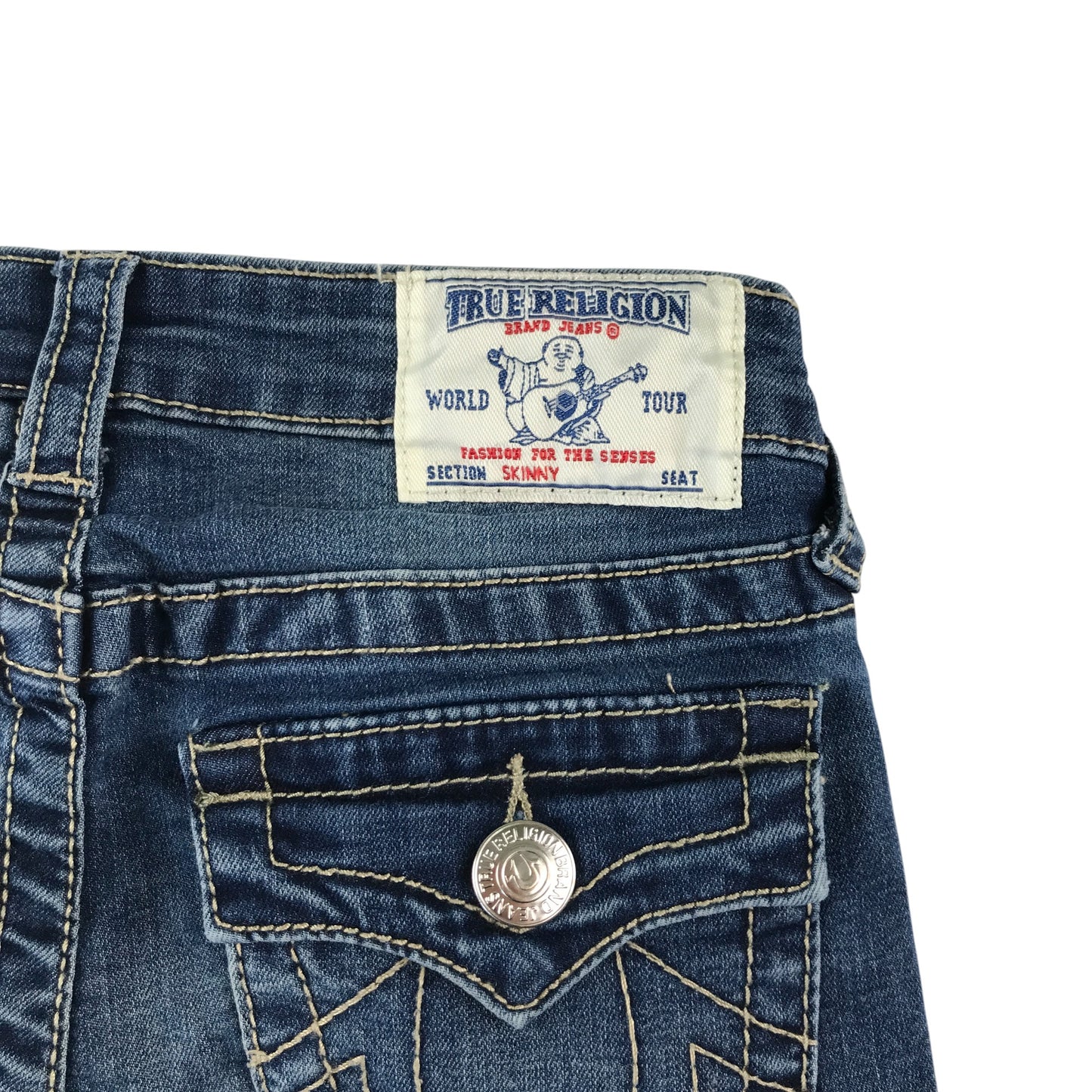 True Religion jeans 7-8 years blue denim skinny
