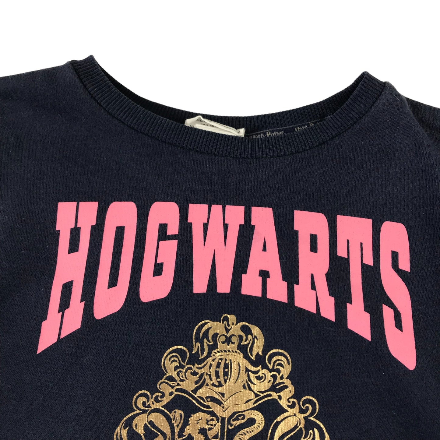 H&M dress 8-10 years navy and pink Harry Potter Jersey