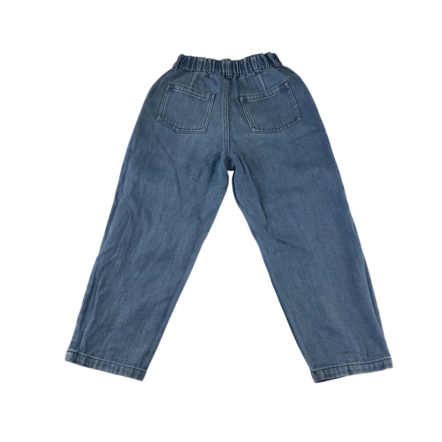 Boden jeans 7-8 years blue denim plain with elasticated waistband