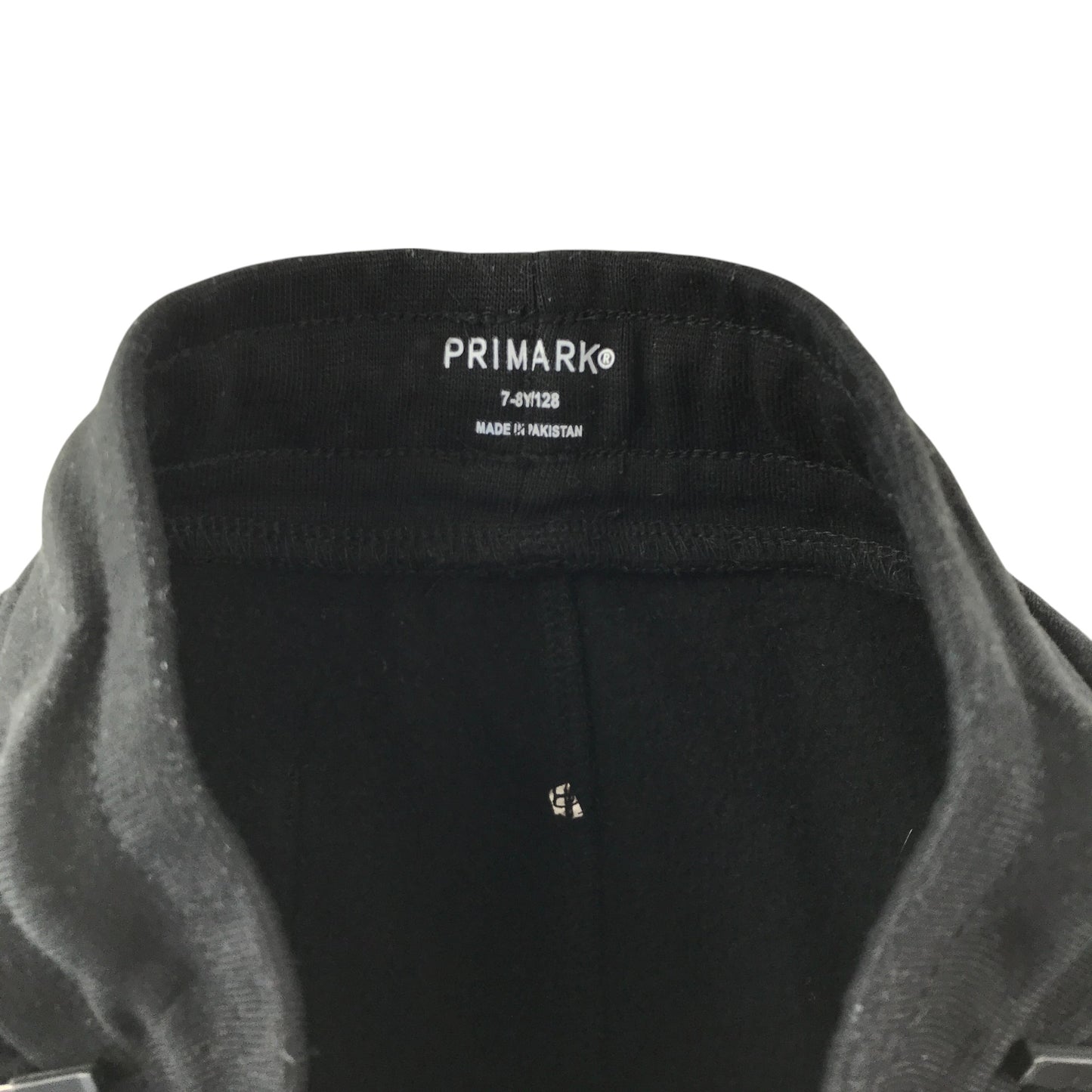 Primark joggers 7-8 years black plain cargo style