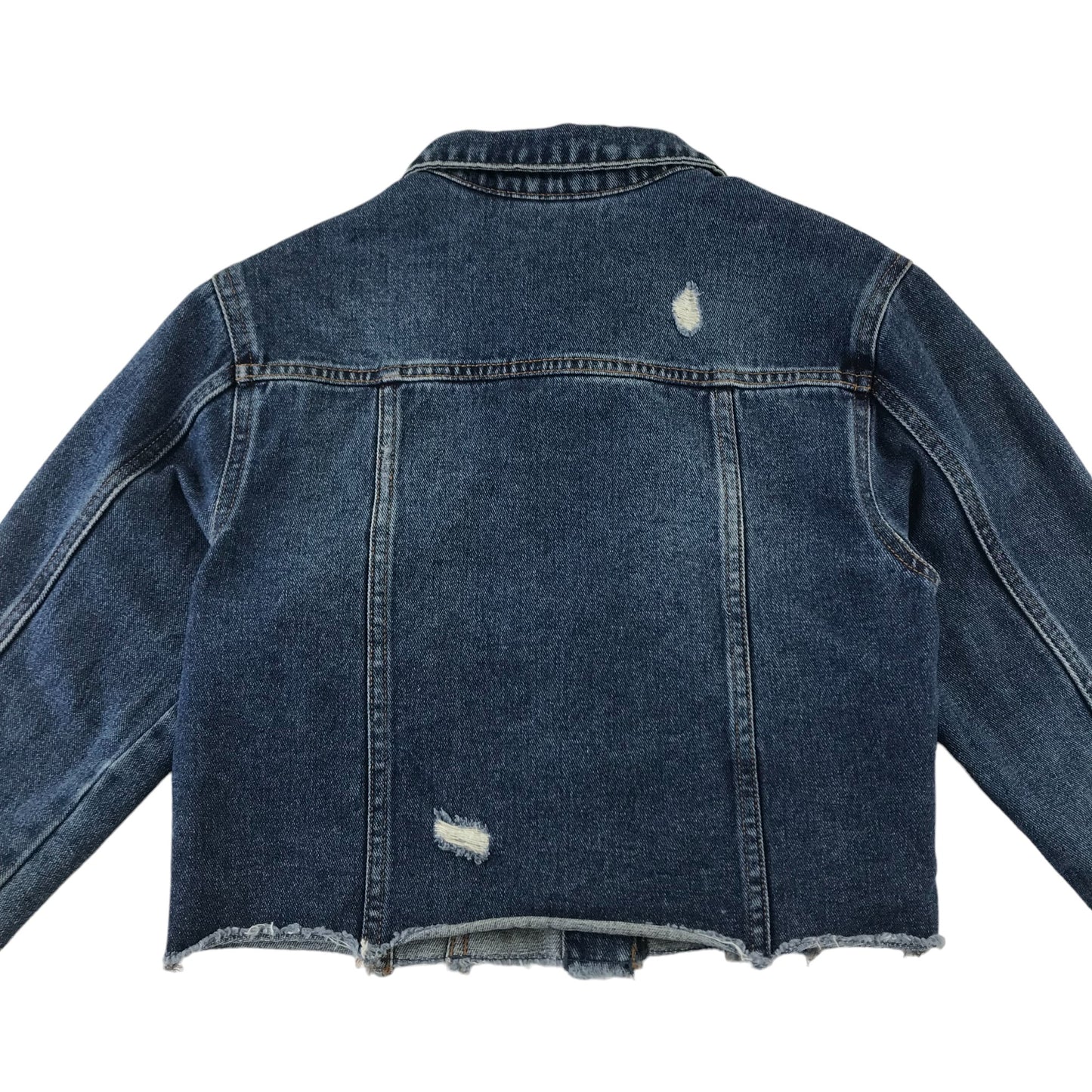 Matalan denim jacket 10-11 years blue cropped cotton