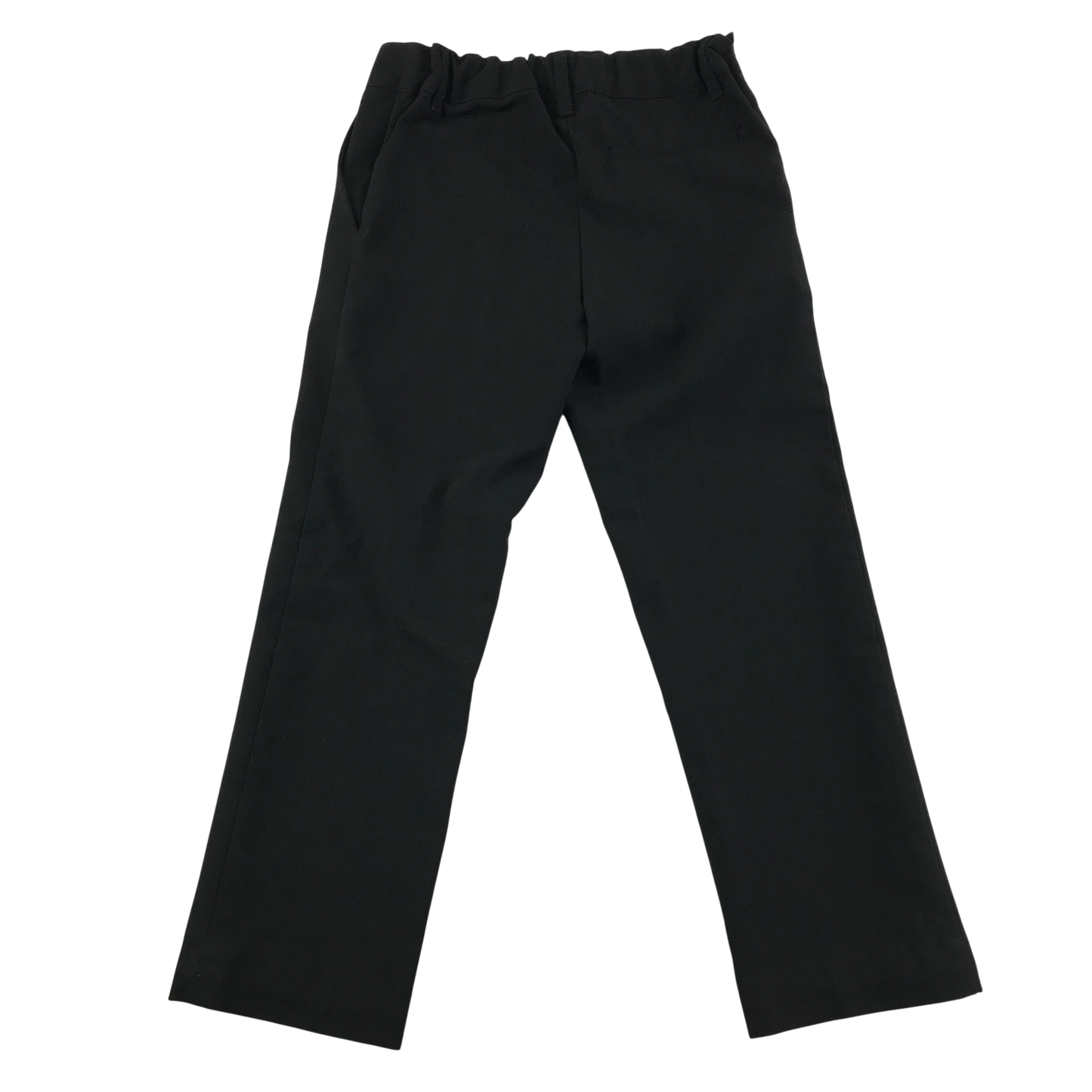 M&S boys black adjustable waist school trousers