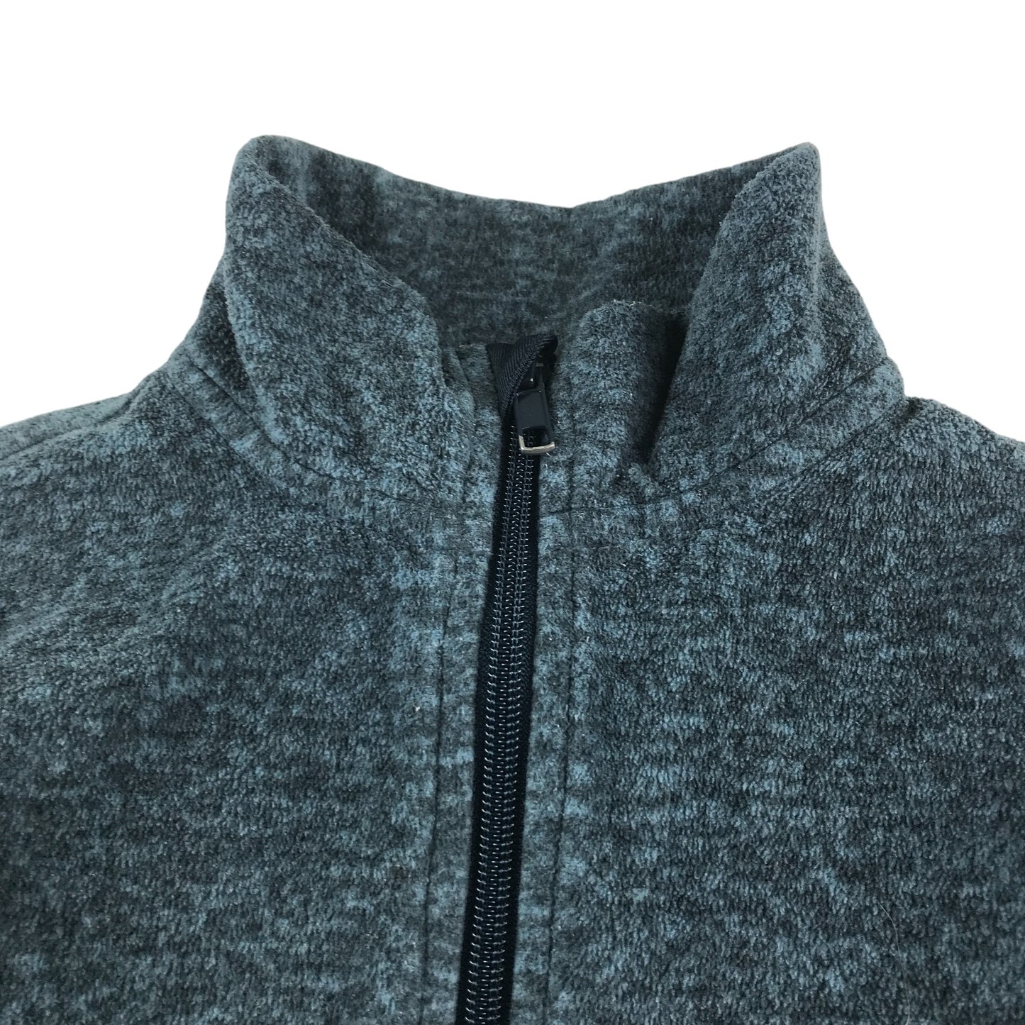 H&M fleece 5-6 years blue with full zipper