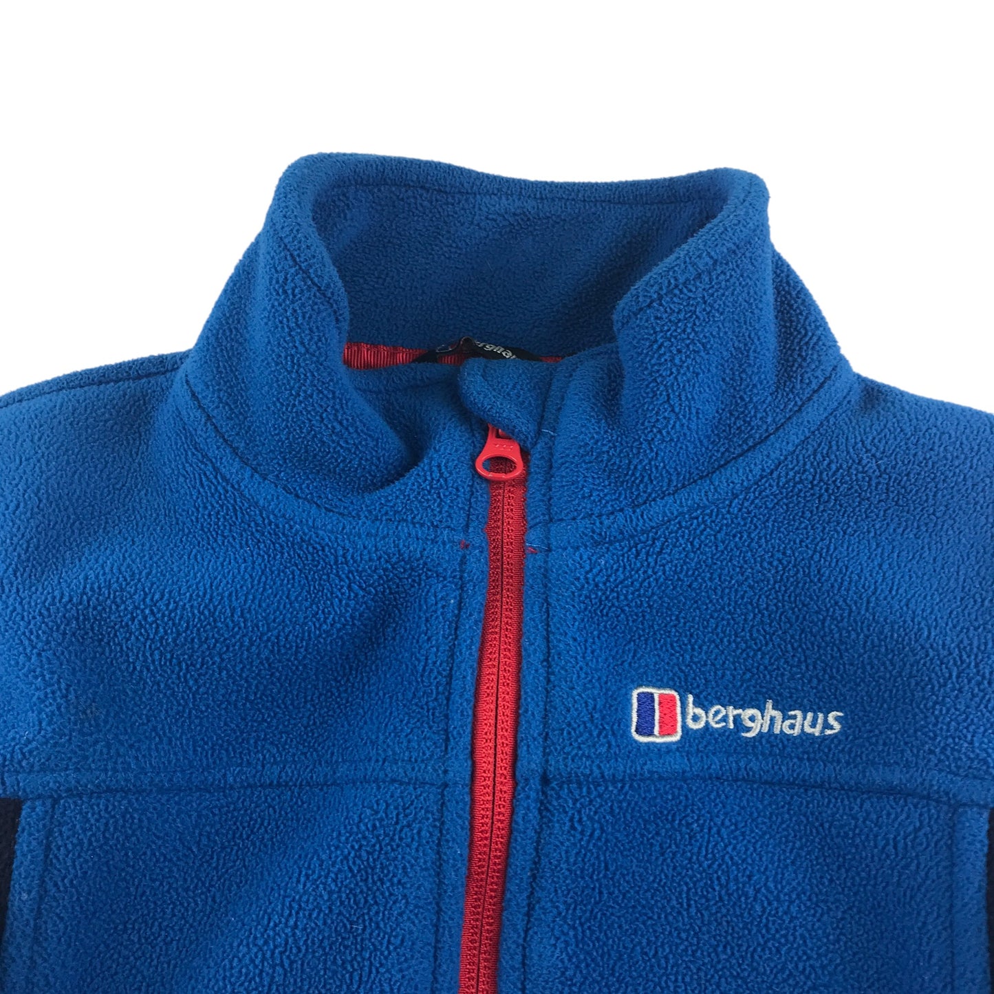 Berghaus fleece 5-6 years blue with orange full zipper
