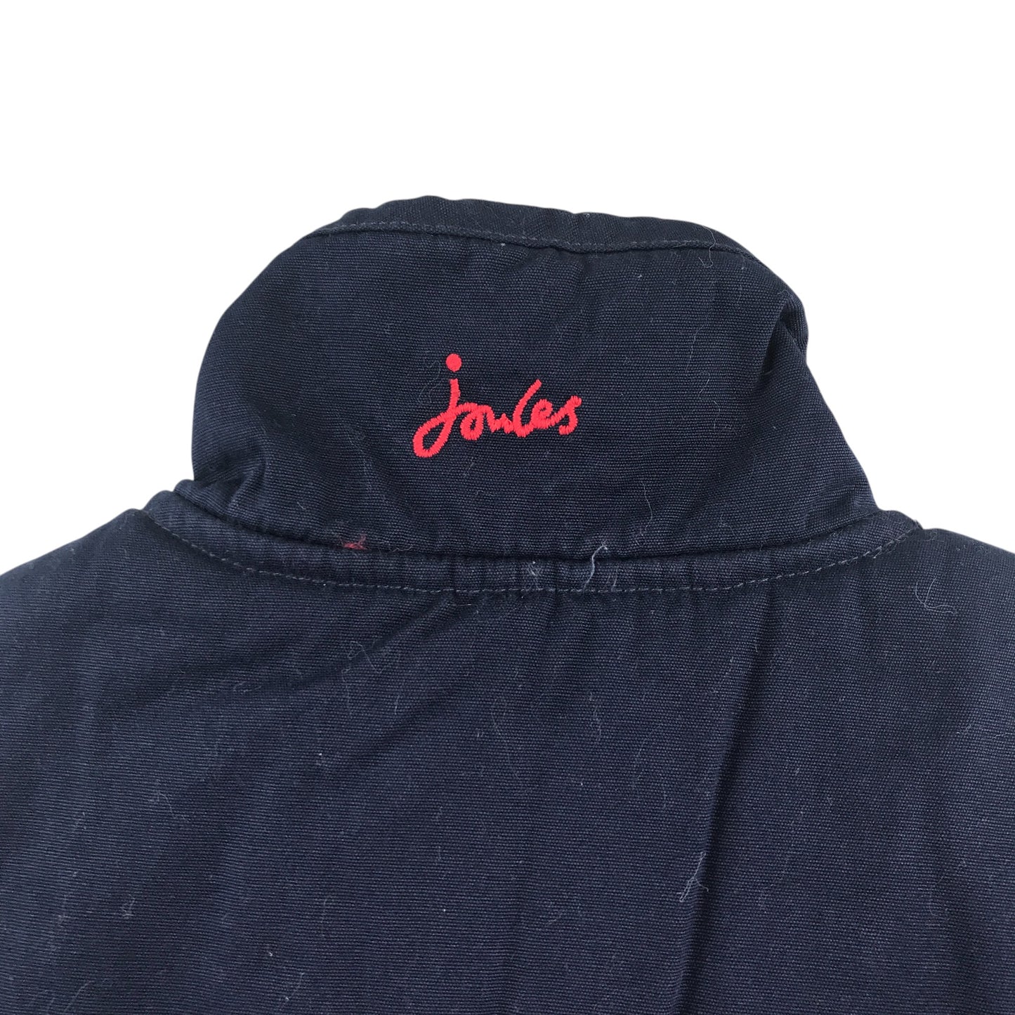 Joules fleece 5-6 years navy multicoloured stripy furry