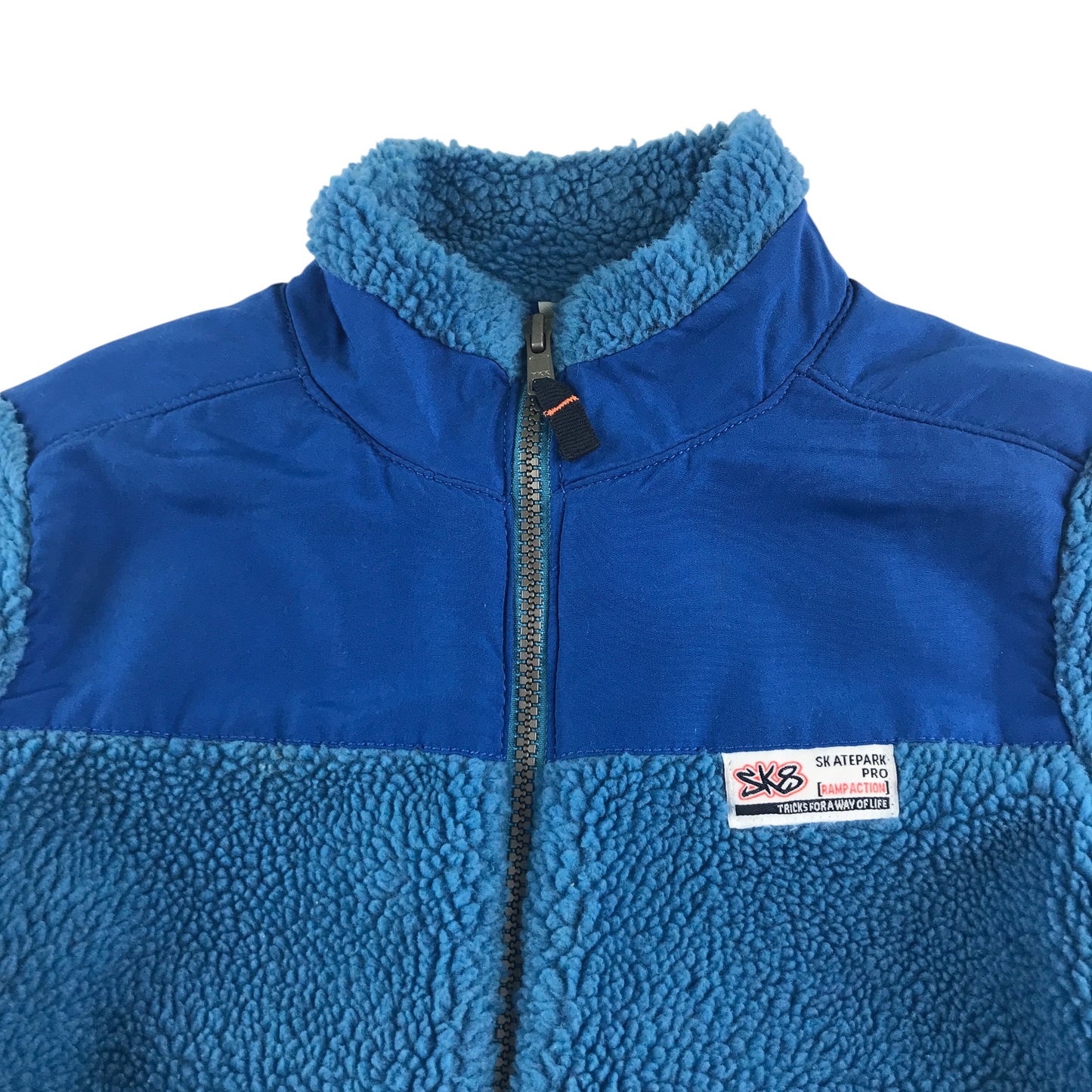 Tu fleece 6-7 years blue full zipper