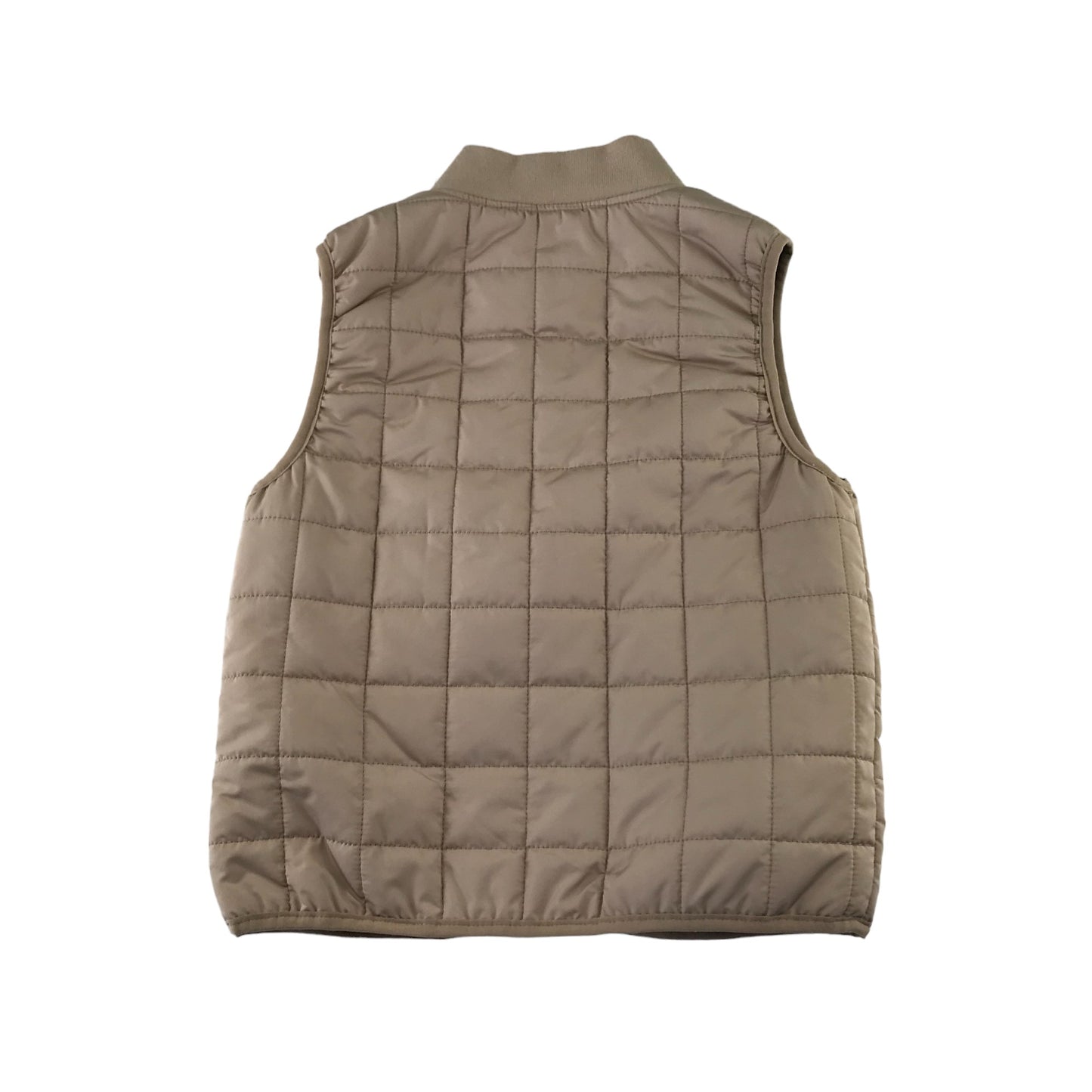 Primark gilet 8-9 years light beige quilted lightly padded
