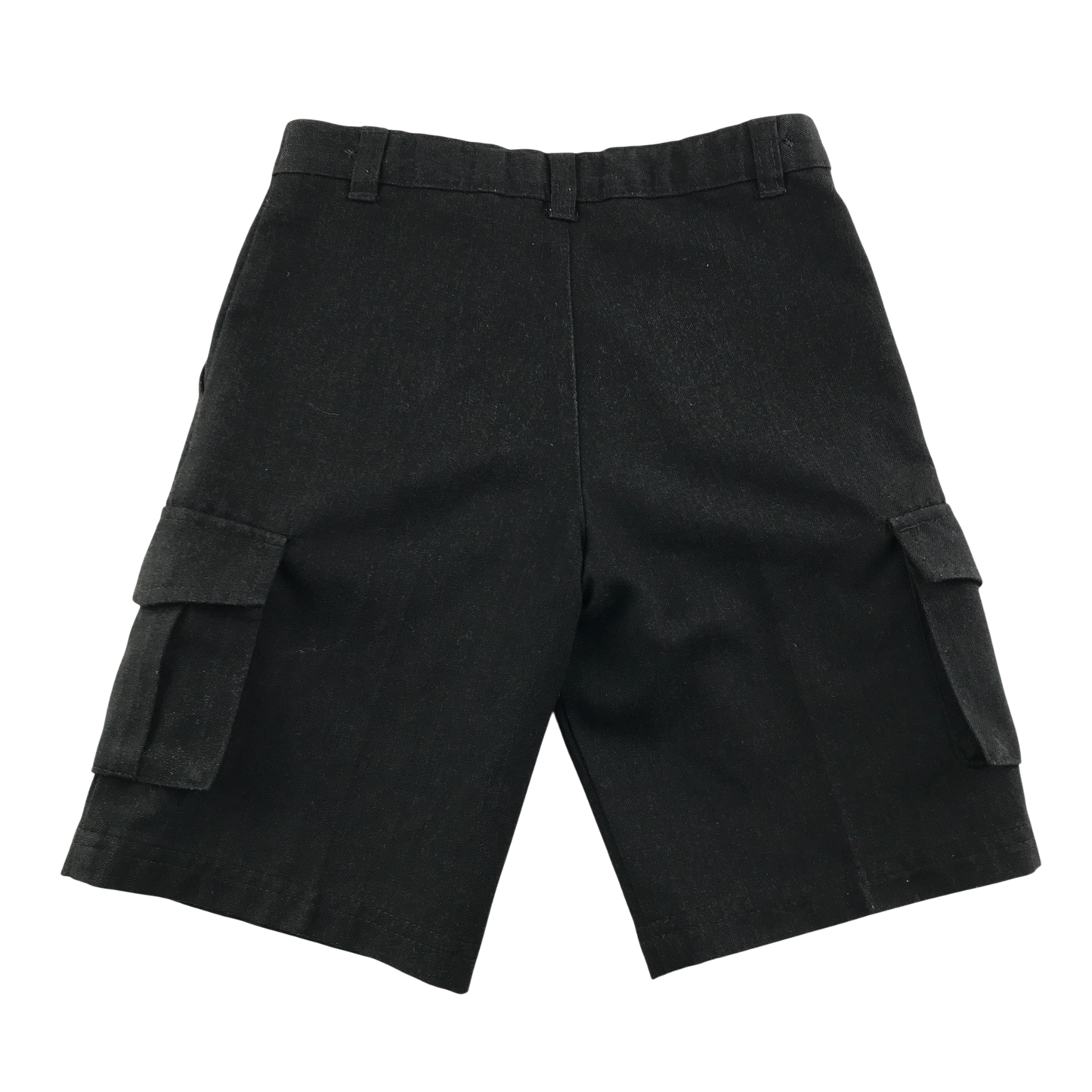 Charcoal boys cargo pockets school shorts