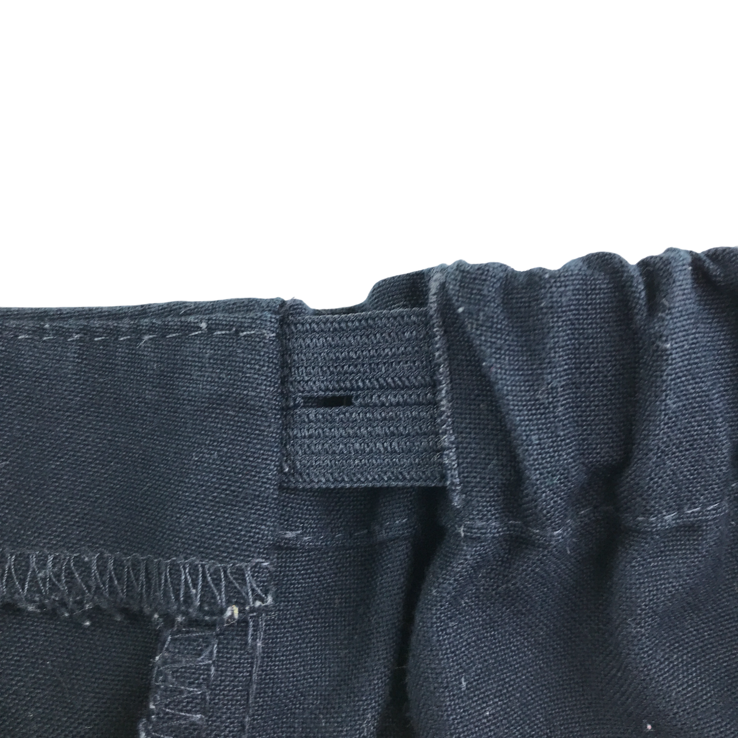 Girls navy pleated adjustable waist school skirt
