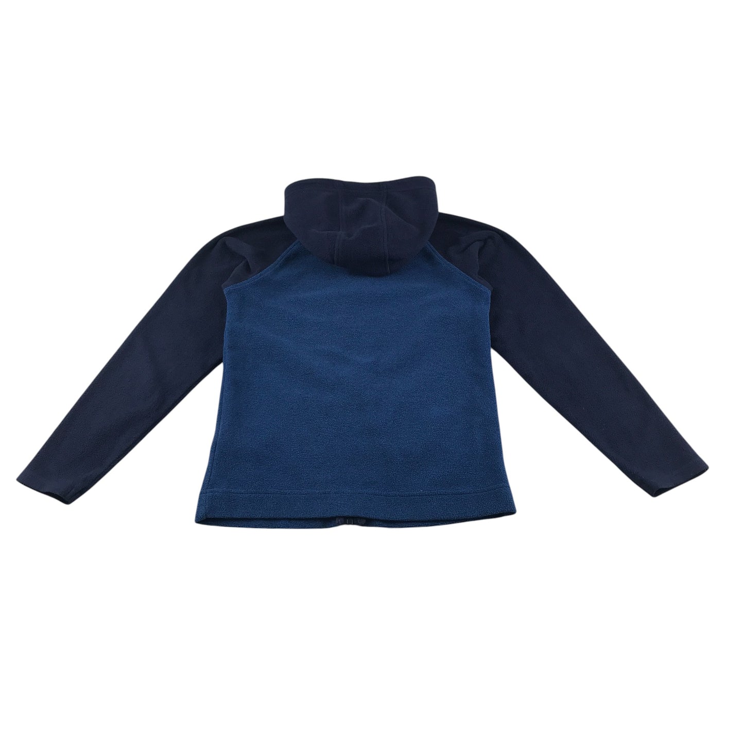 Mountain Warehouse fleece 9-10 years blue with navy sleeve and hood