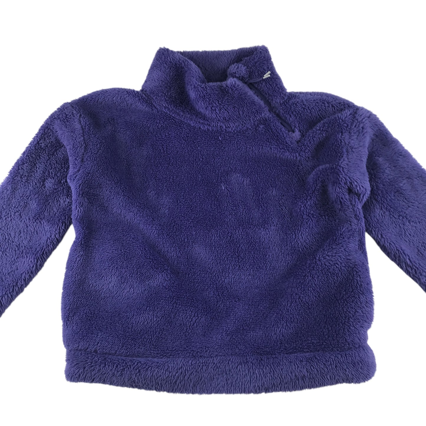 All in motion fleece woman's size 10 purple plain fluffy cropped