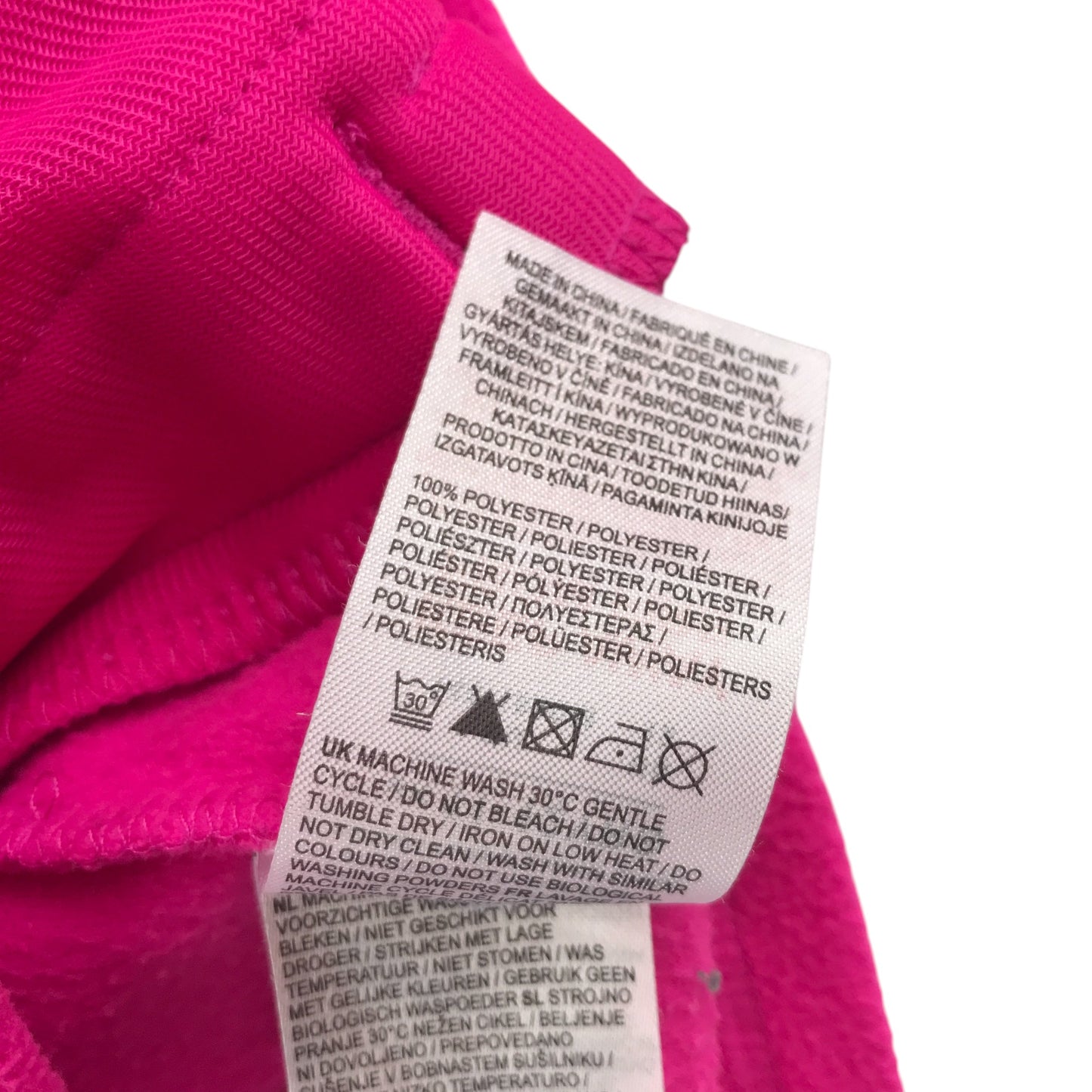 Gelert fleece 11-12 years pink plain with full zipper