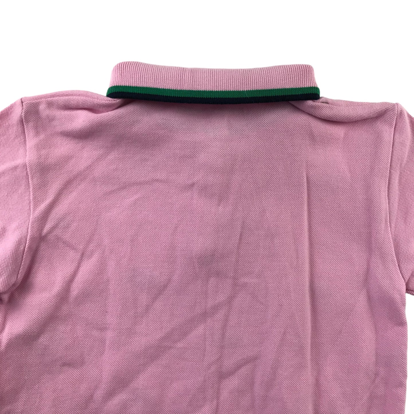 Next Polo Shirt Age 4 Pink Embroidered Car Print Cotton