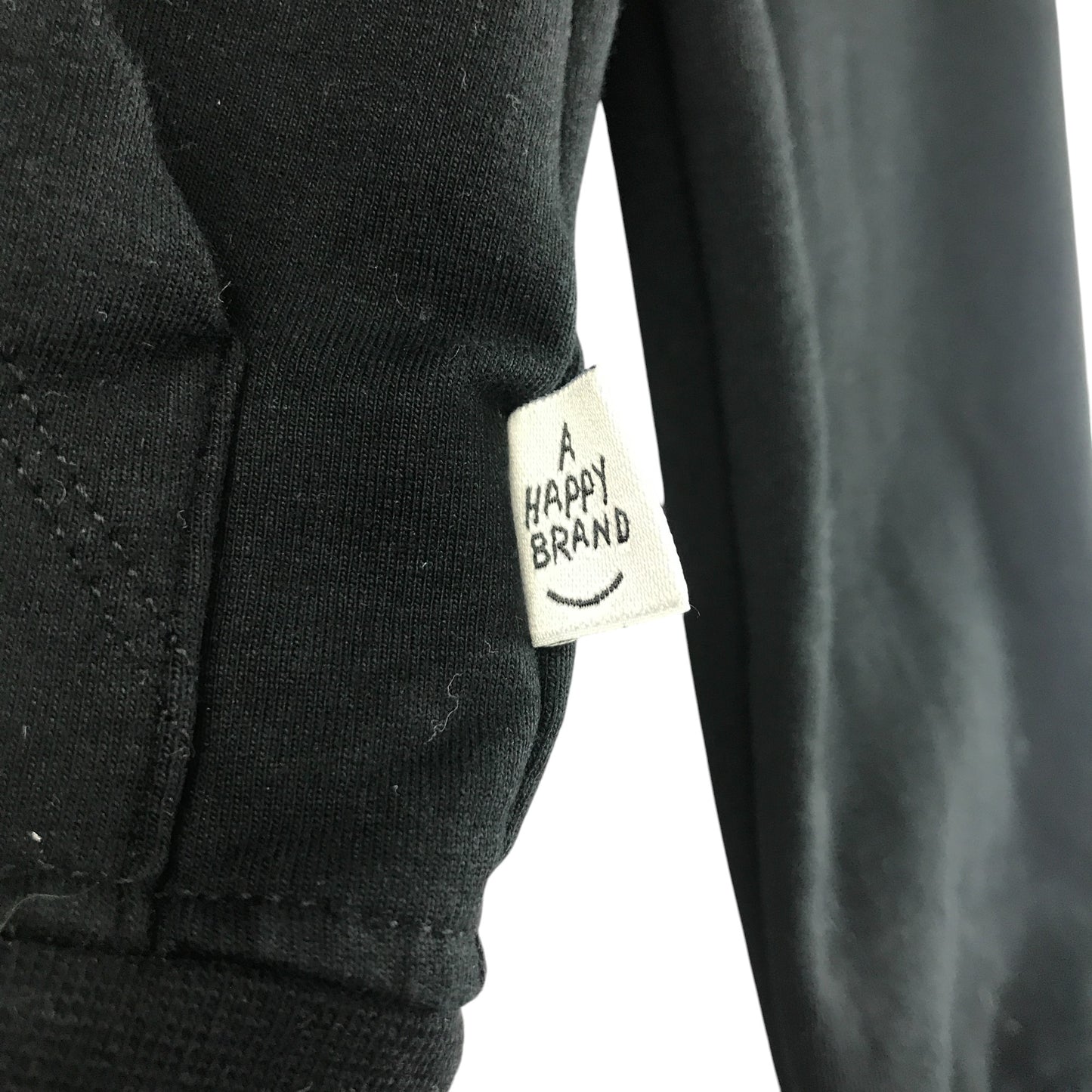 A Happy Brand sweater 9-10 years black bomber style with full zipper