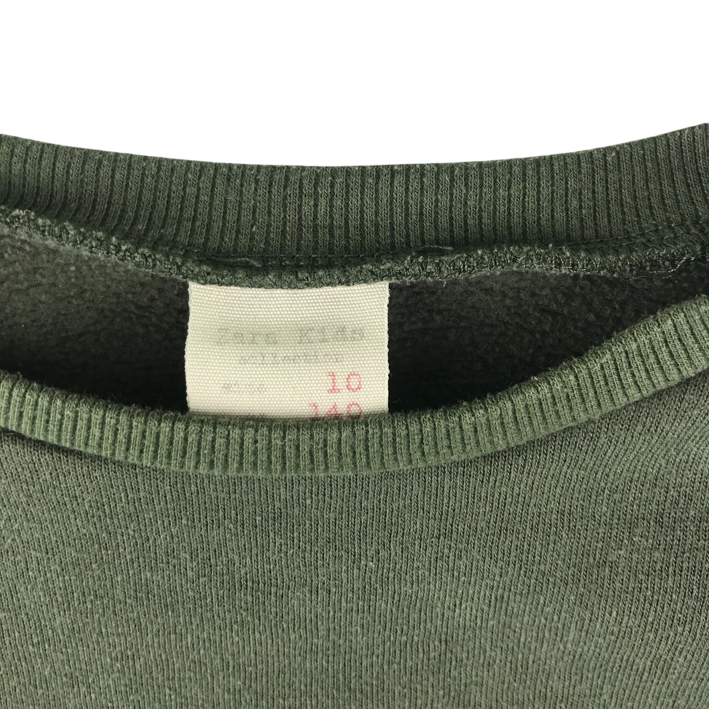 Zara sweater 9-10 years khaki green glitter lightnings